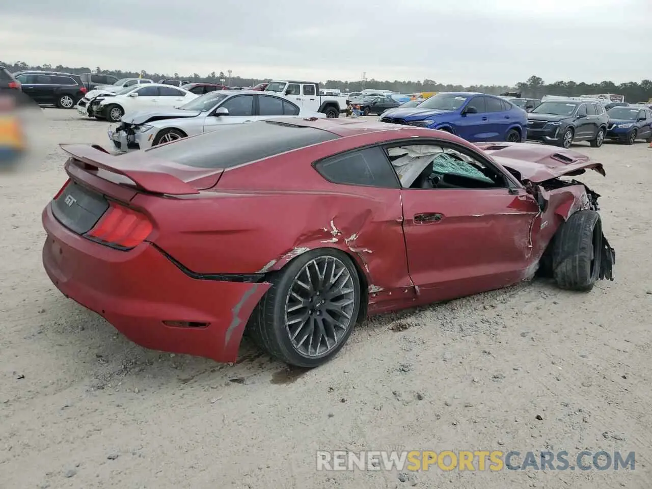 3 Photograph of a damaged car 1FA6P8CF3K5191476 FORD MUSTANG 2019