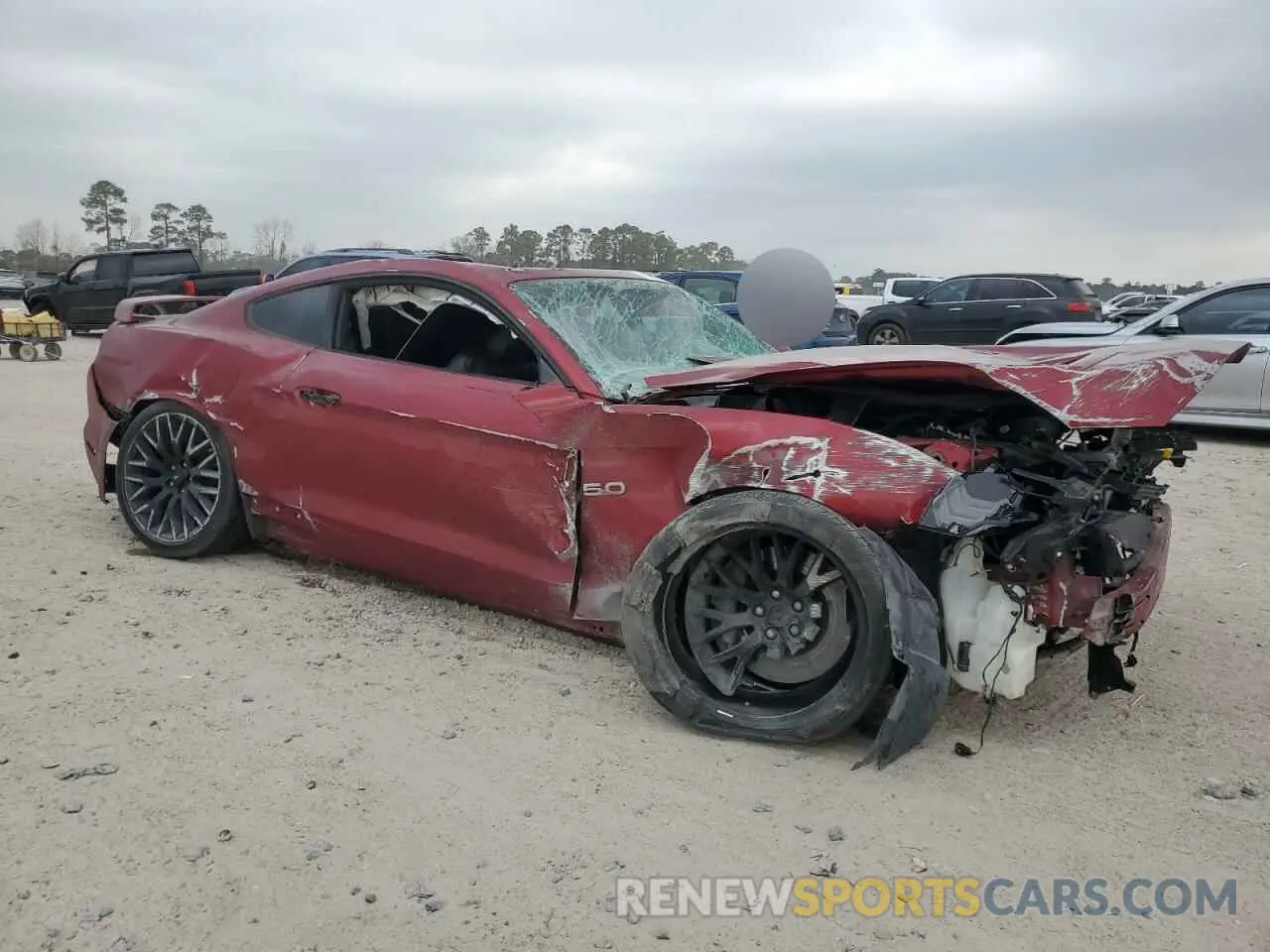 4 Photograph of a damaged car 1FA6P8CF3K5191476 FORD MUSTANG 2019