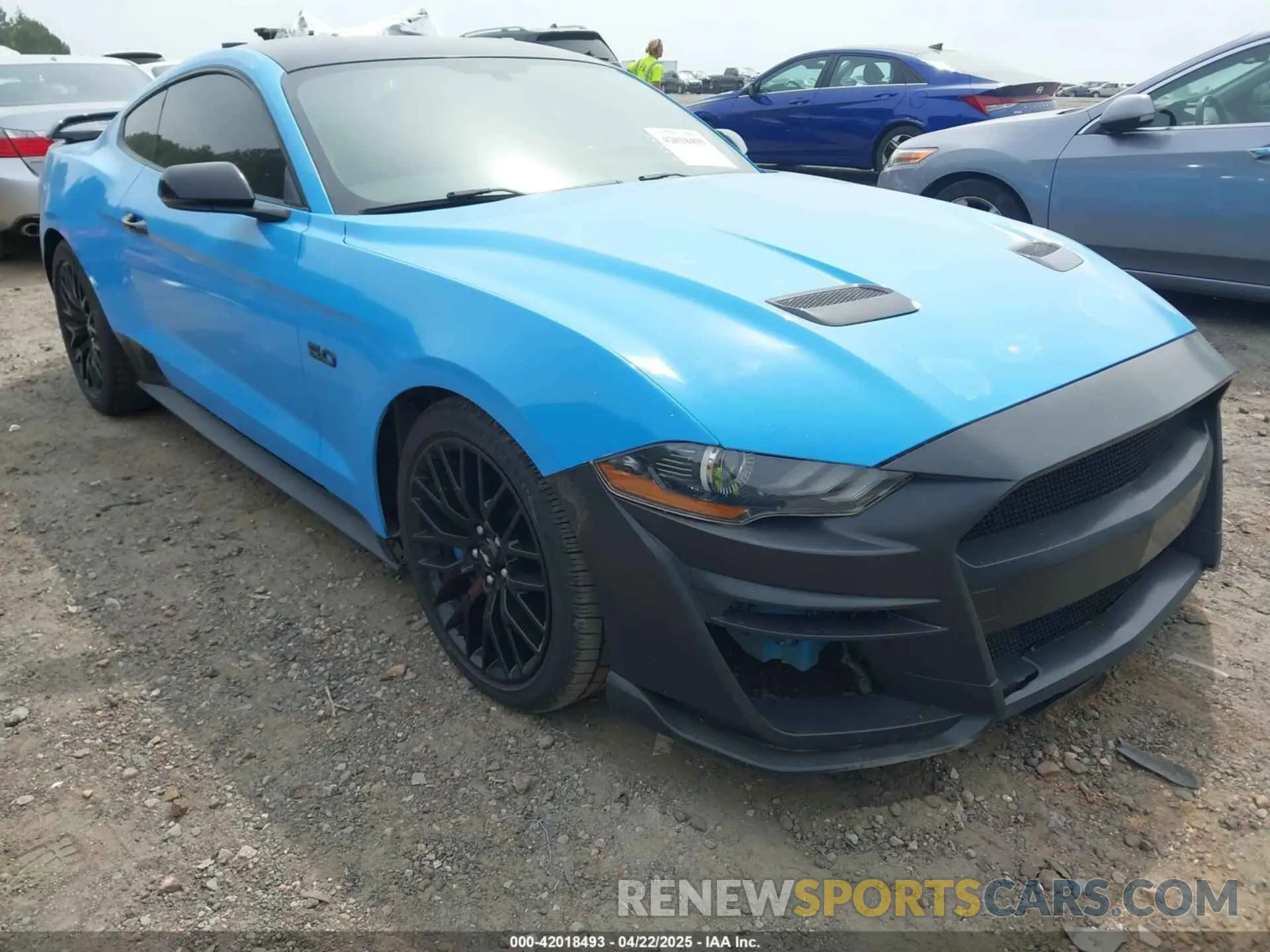 1 Photograph of a damaged car 1FA6P8CF4K5144134 FORD MUSTANG 2019