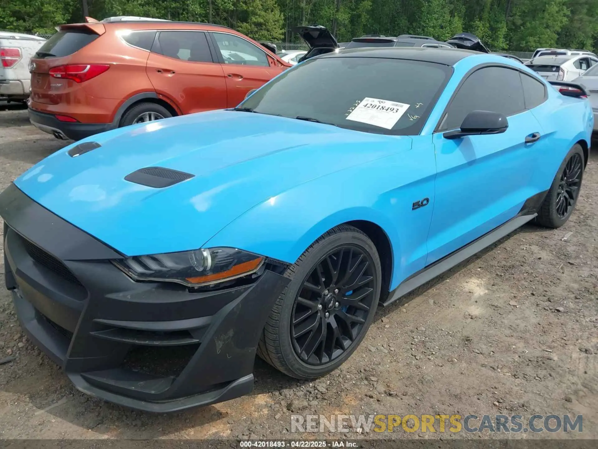 2 Photograph of a damaged car 1FA6P8CF4K5144134 FORD MUSTANG 2019
