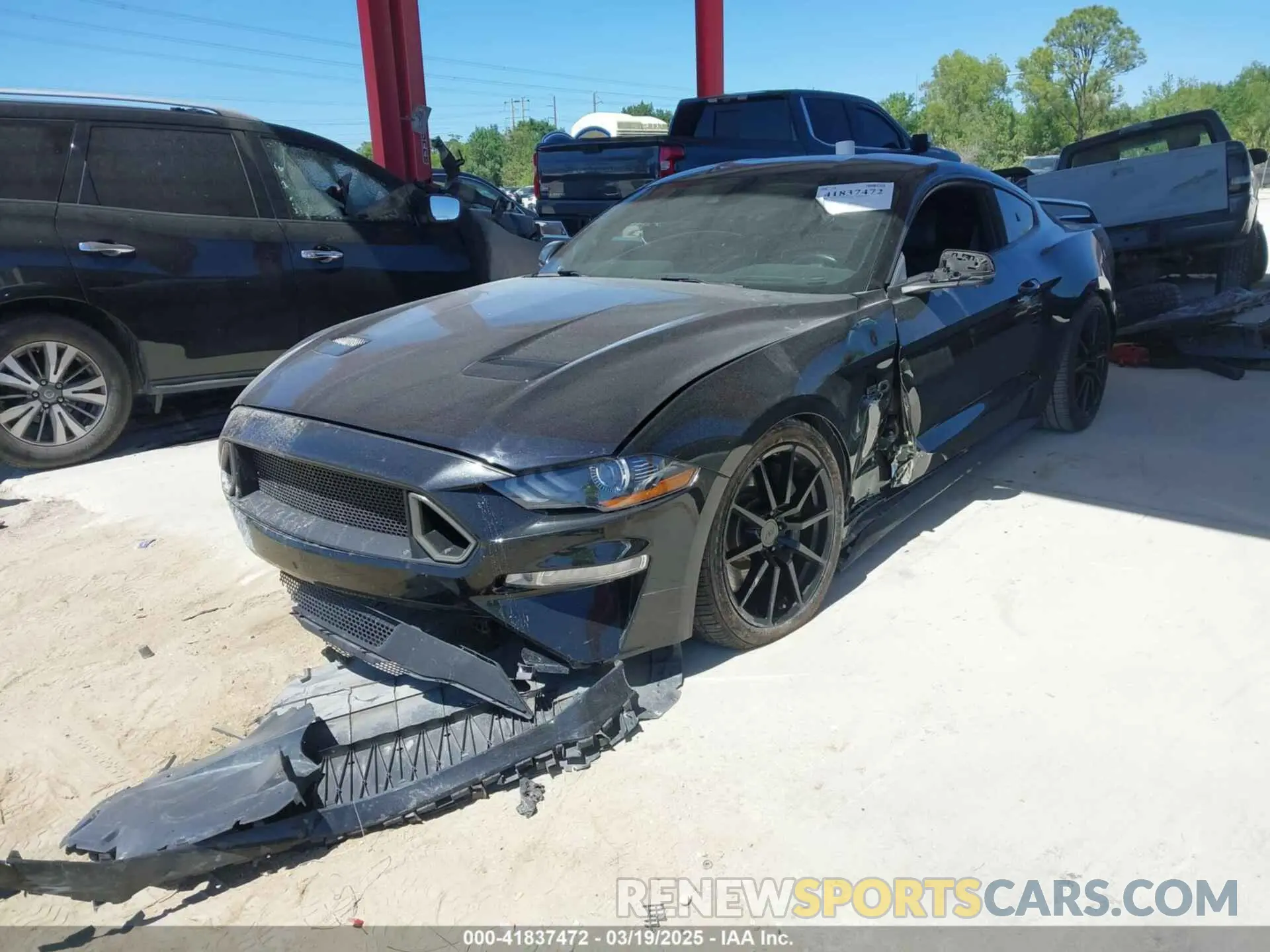 2 Photograph of a damaged car 1FA6P8CF4K5147017 FORD MUSTANG 2019