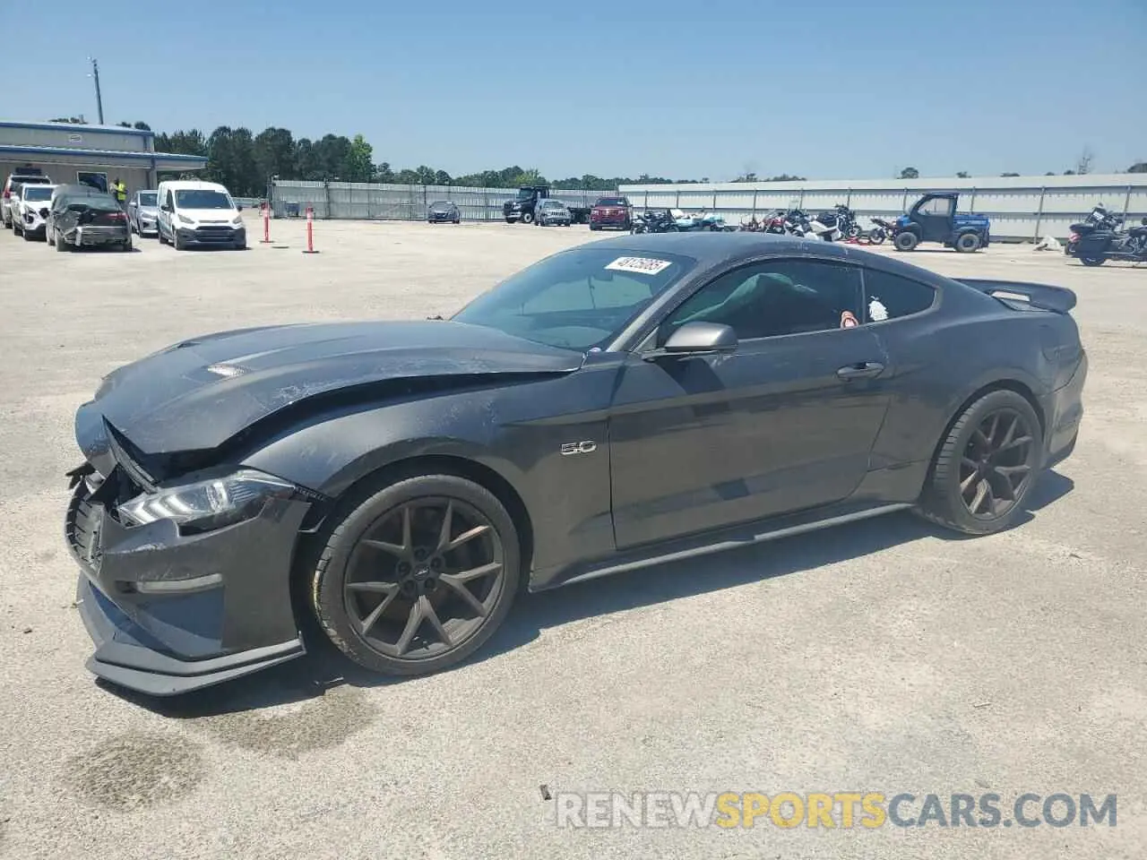 1 Photograph of a damaged car 1FA6P8CF4K5184455 FORD MUSTANG 2019