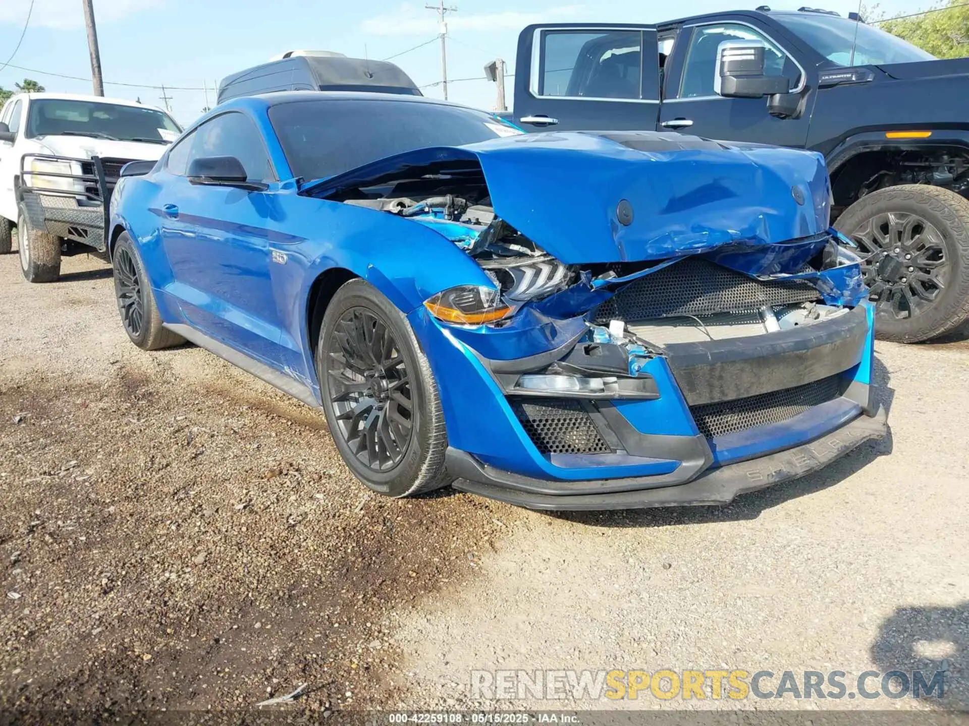 1 Photograph of a damaged car 1FA6P8CF4K5191468 FORD MUSTANG 2019