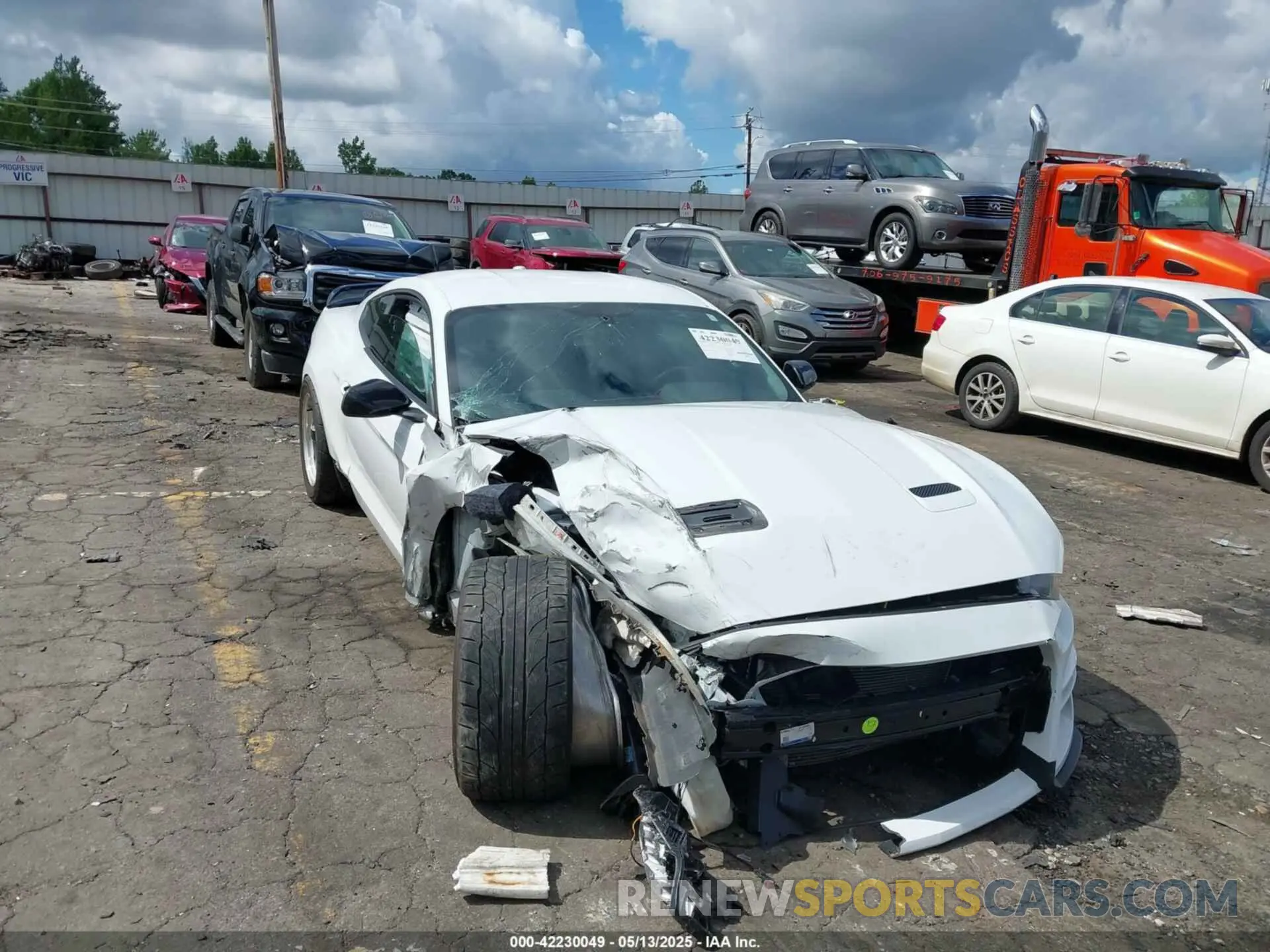 1 Photograph of a damaged car 1FA6P8CF4K5203151 FORD MUSTANG 2019