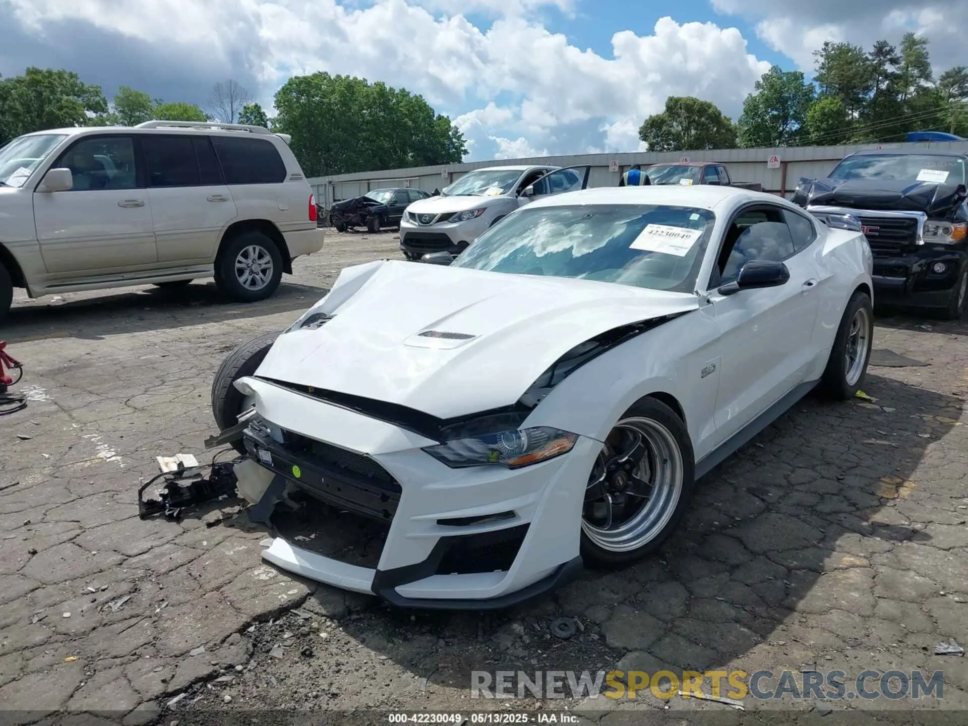 2 Photograph of a damaged car 1FA6P8CF4K5203151 FORD MUSTANG 2019