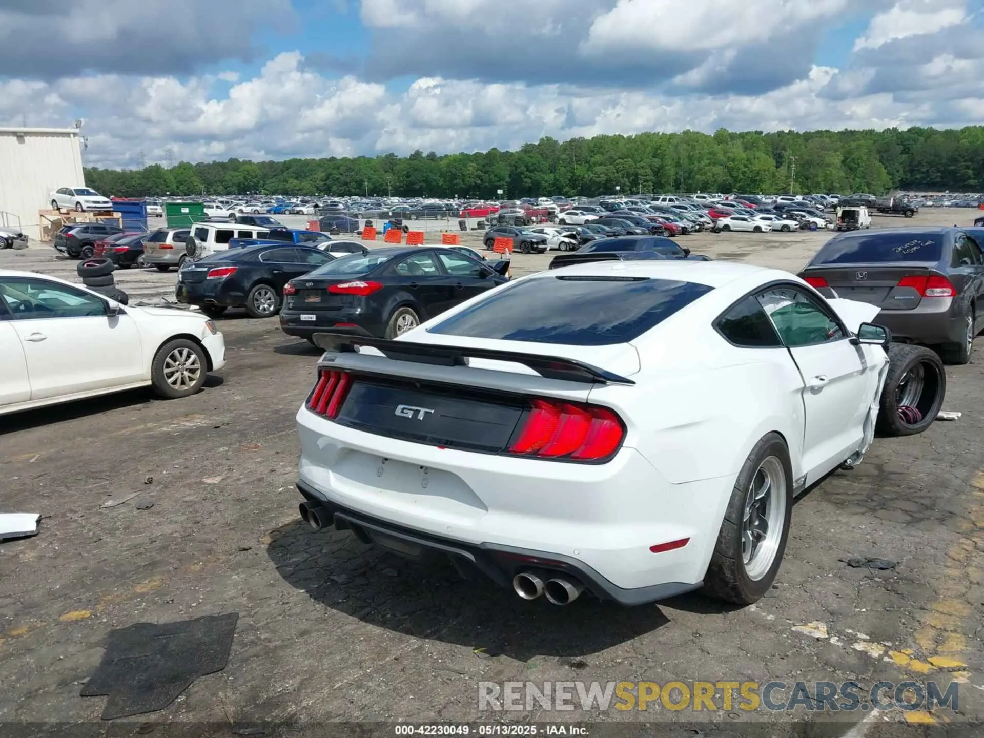 4 Photograph of a damaged car 1FA6P8CF4K5203151 FORD MUSTANG 2019