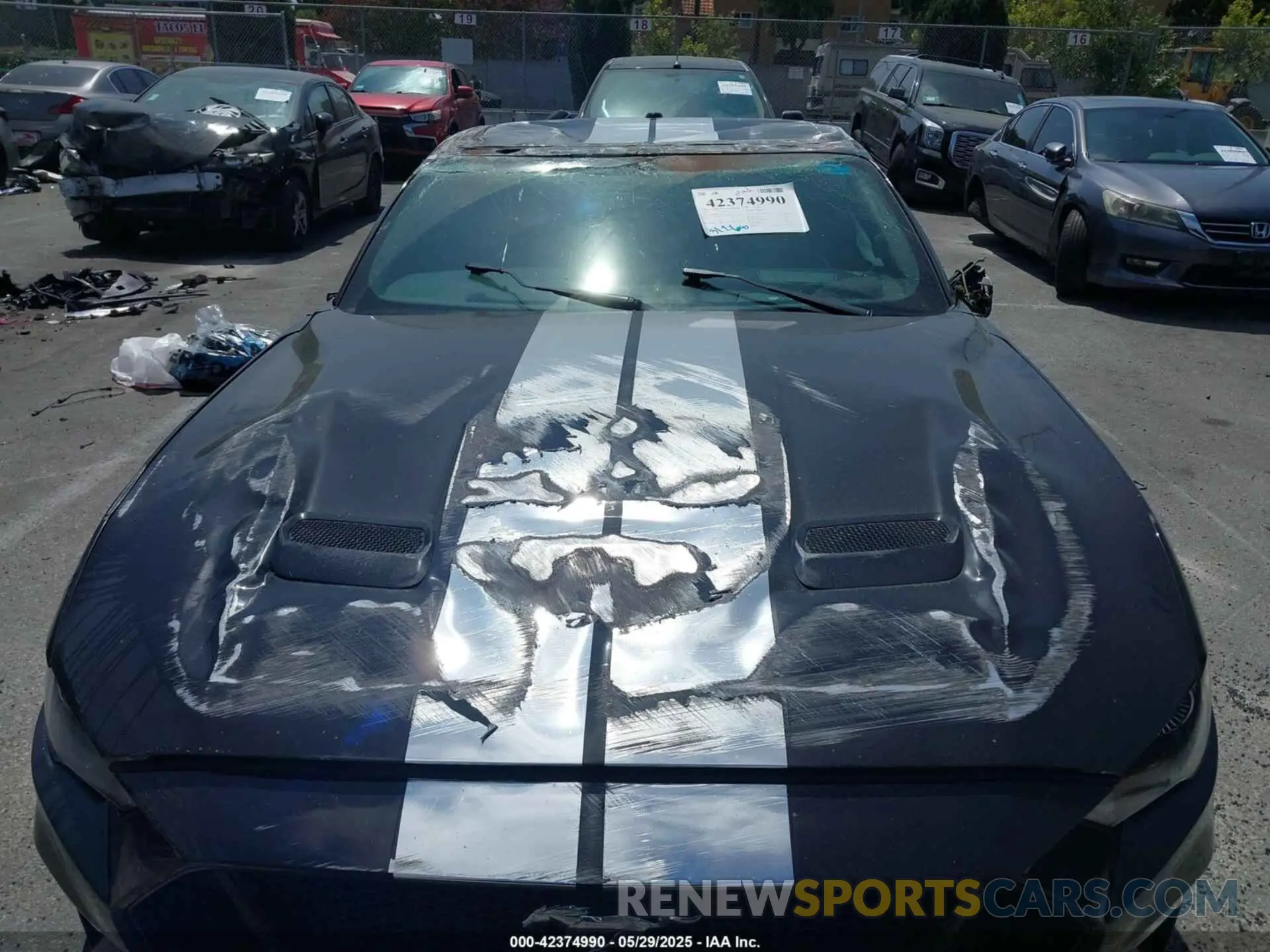 6 Photograph of a damaged car 1FA6P8CF5K5123387 FORD MUSTANG 2019