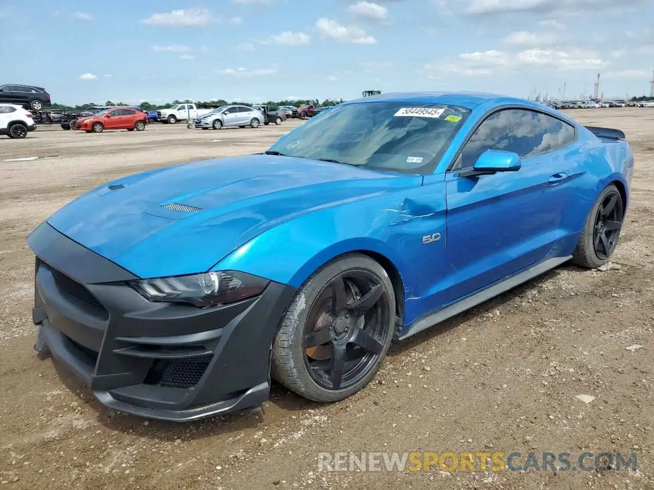 1 Photograph of a damaged car 1FA6P8CF5K5125141 FORD MUSTANG 2019