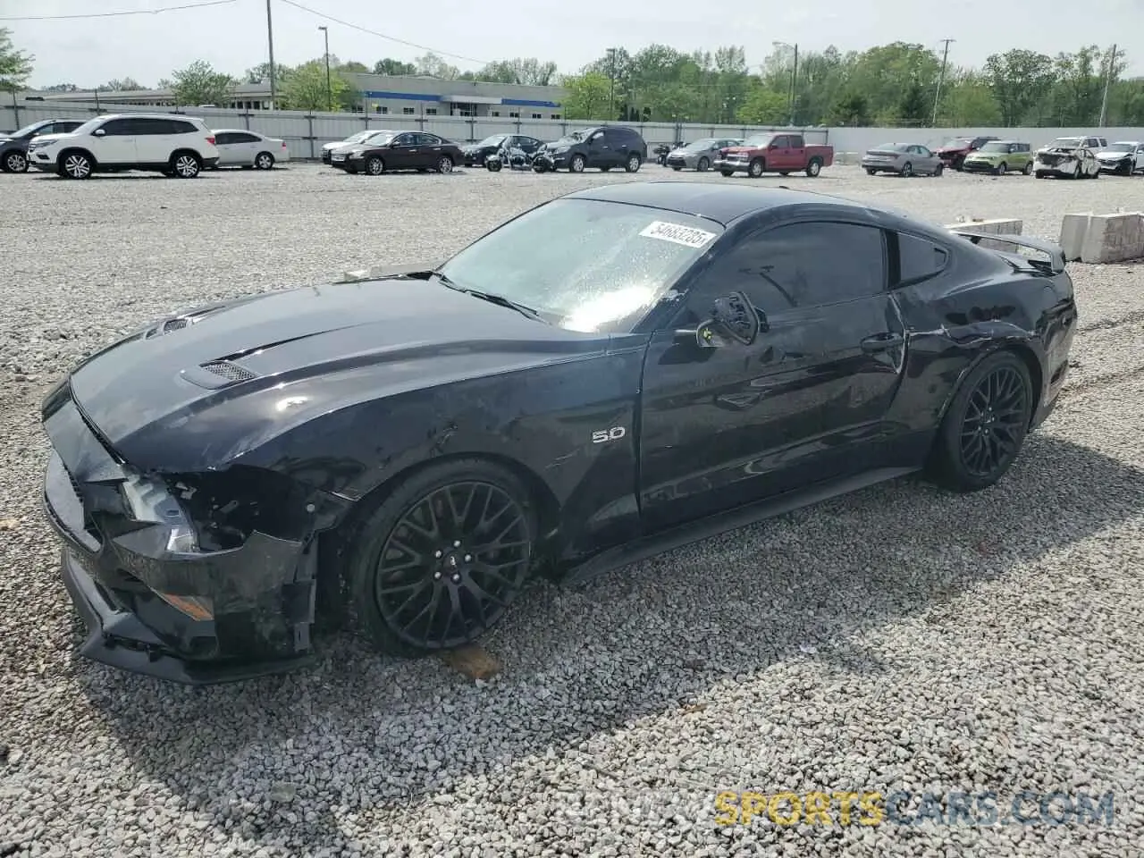 1 Photograph of a damaged car 1FA6P8CF5K5174615 FORD MUSTANG 2019