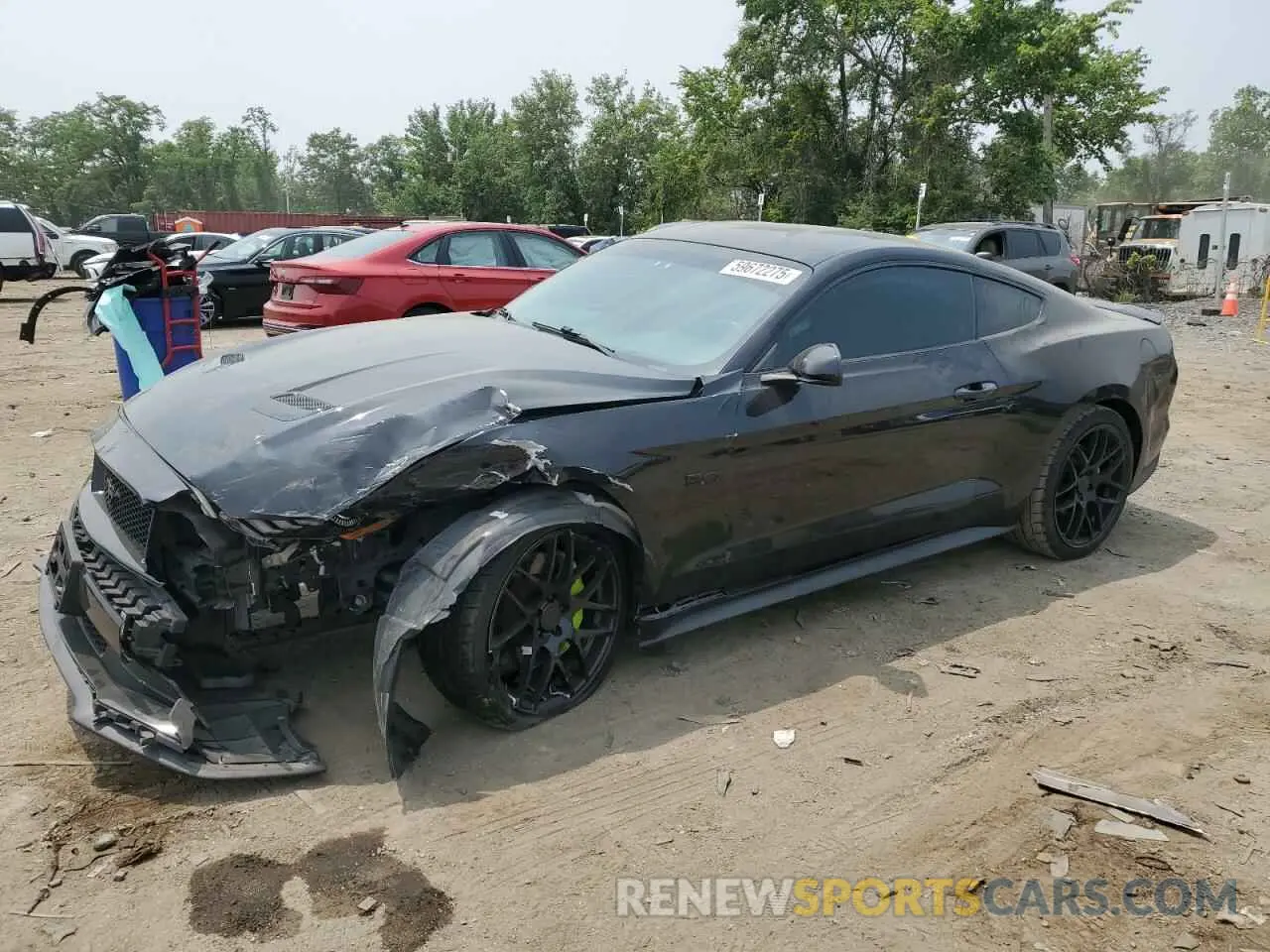 1 Photograph of a damaged car 1FA6P8CF6K5142224 FORD MUSTANG 2019