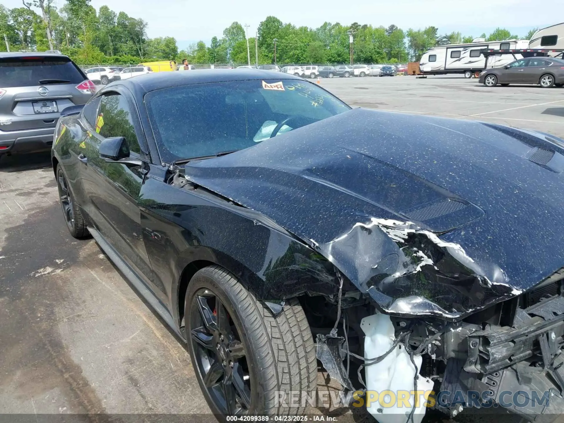 1 Photograph of a damaged car 1FA6P8CF6K5146855 FORD MUSTANG 2019