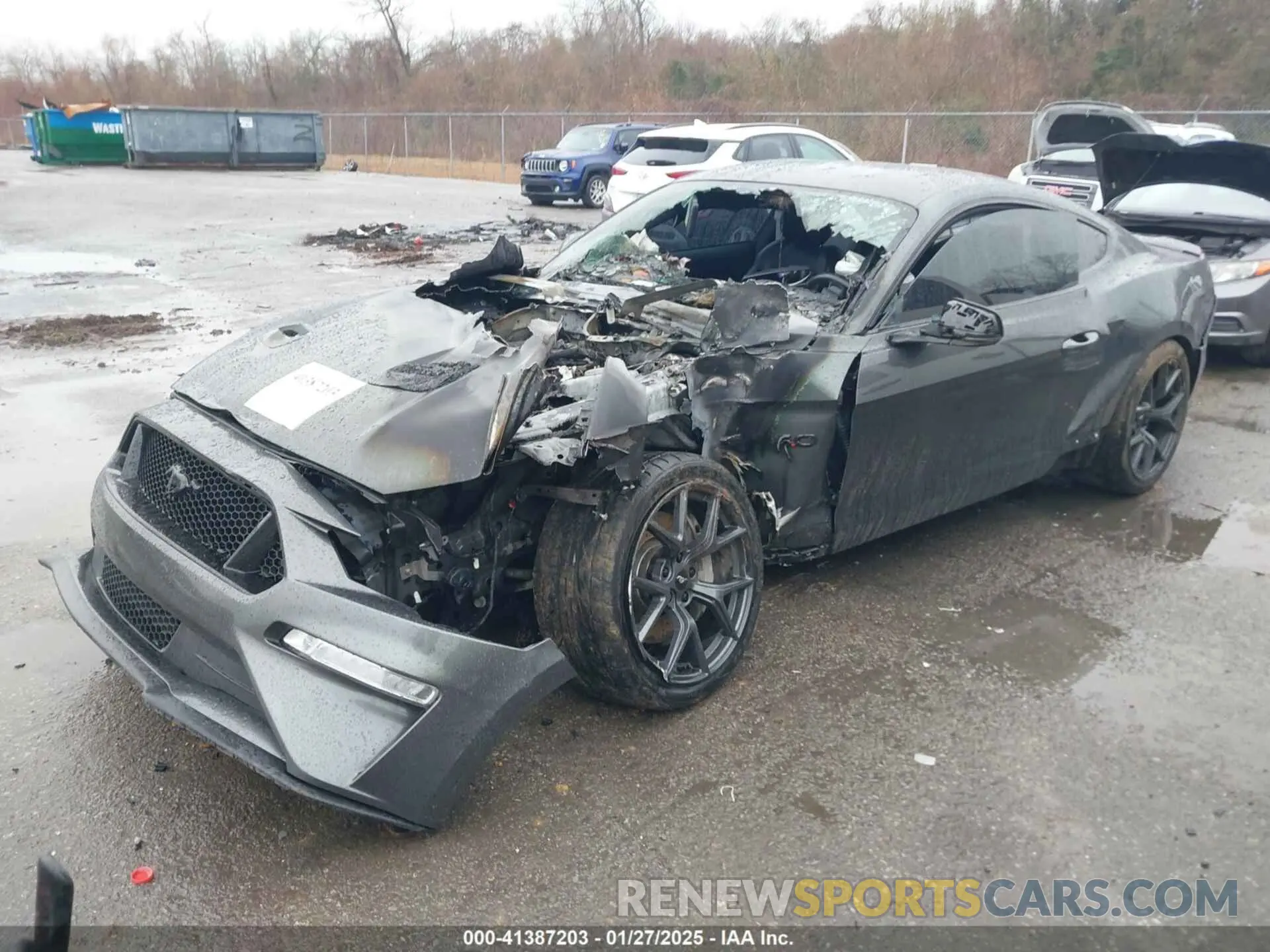 2 Photograph of a damaged car 1FA6P8CF6K5163753 FORD MUSTANG 2019