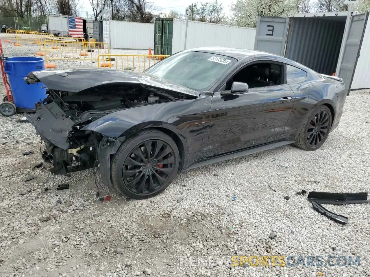 1 Photograph of a damaged car 1FA6P8CF6K5200705 FORD MUSTANG 2019