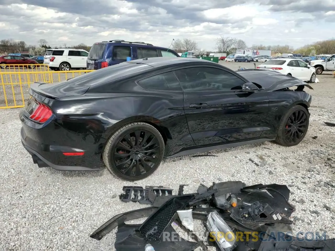 3 Photograph of a damaged car 1FA6P8CF6K5200705 FORD MUSTANG 2019