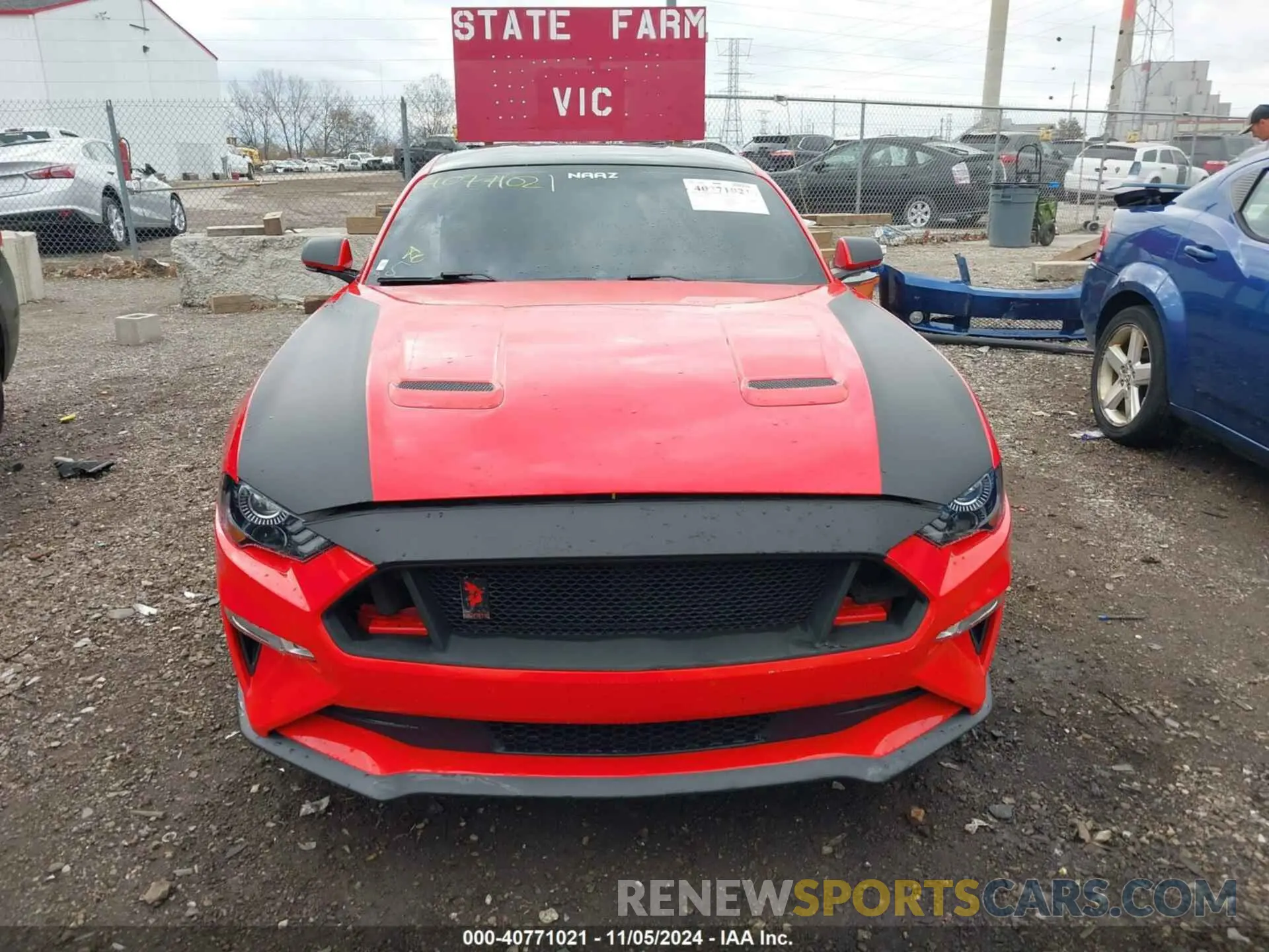 11 Photograph of a damaged car 1FA6P8CF7K5147528 FORD MUSTANG 2019
