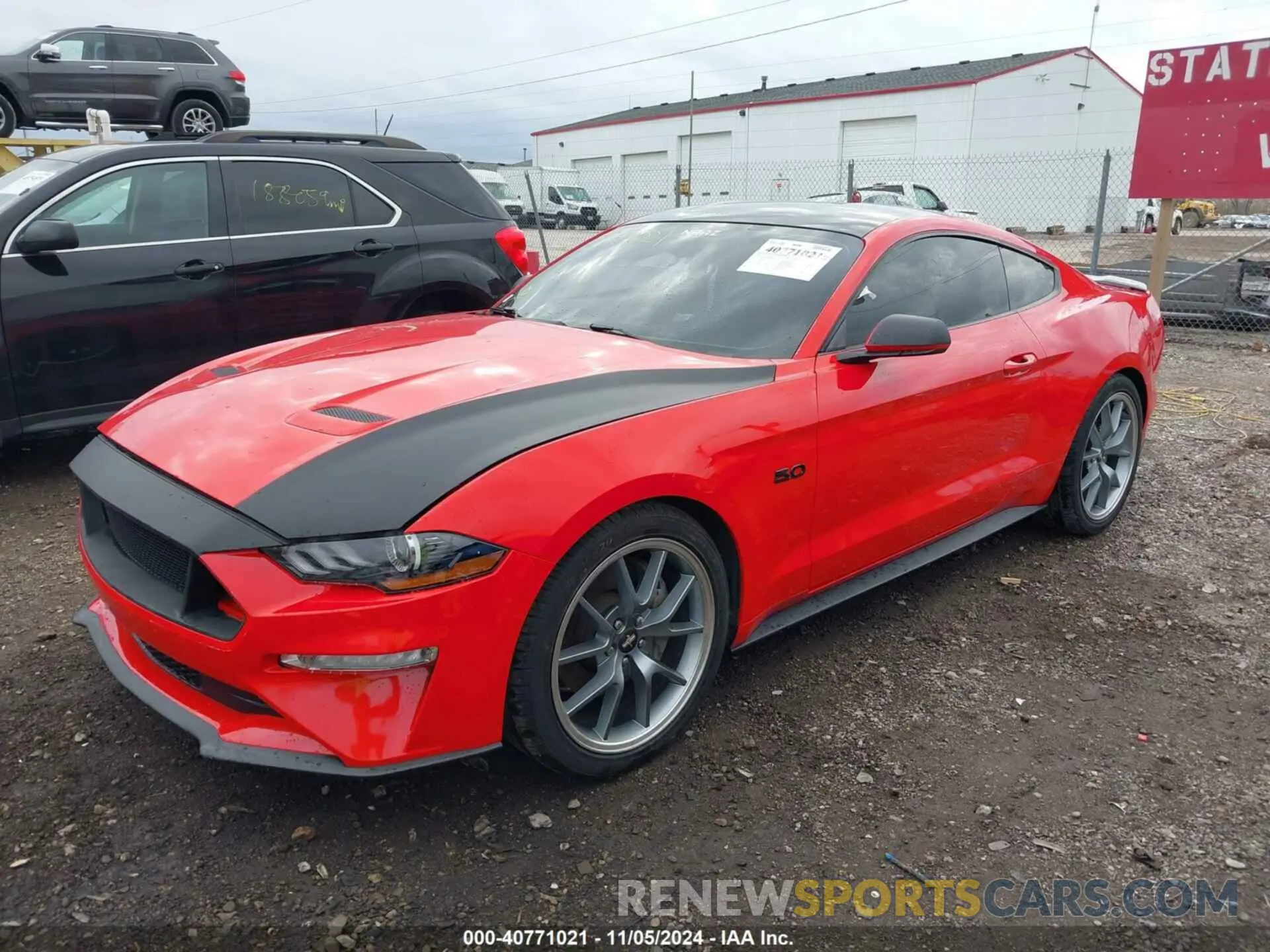 2 Photograph of a damaged car 1FA6P8CF7K5147528 FORD MUSTANG 2019