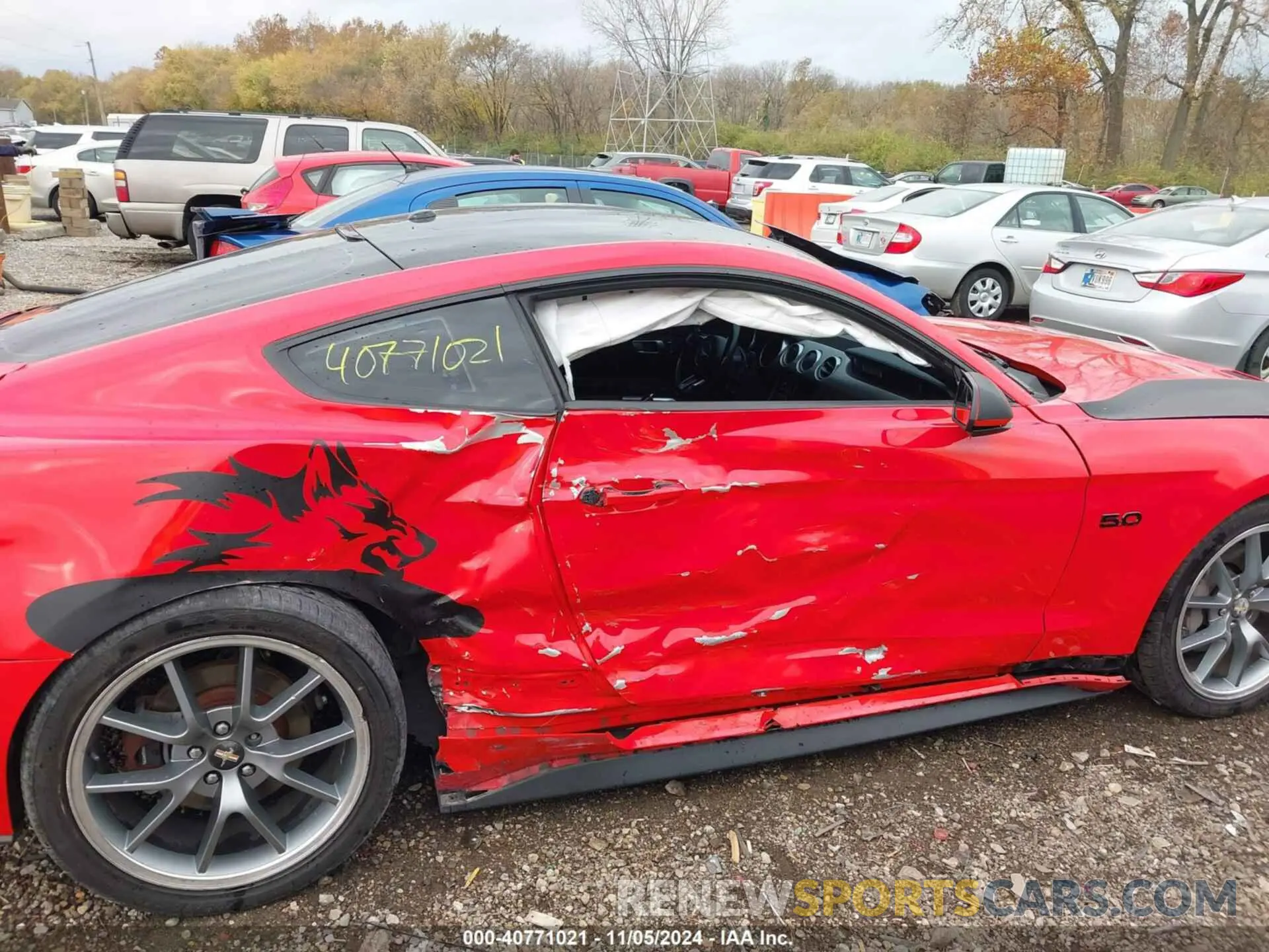6 Photograph of a damaged car 1FA6P8CF7K5147528 FORD MUSTANG 2019