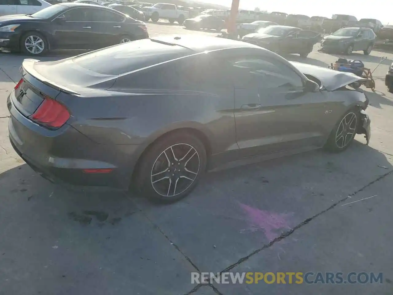 3 Photograph of a damaged car 1FA6P8CF7K5151188 FORD MUSTANG 2019