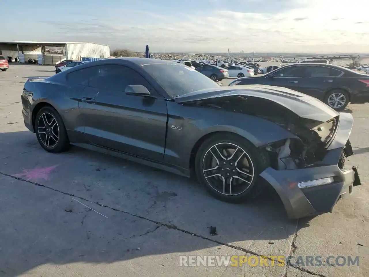 4 Photograph of a damaged car 1FA6P8CF7K5151188 FORD MUSTANG 2019