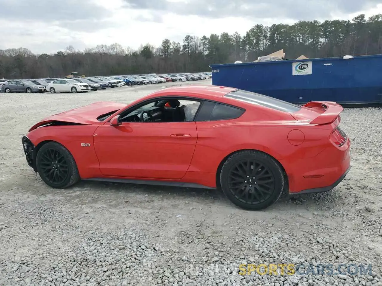 2 Photograph of a damaged car 1FA6P8CF7K5196244 FORD MUSTANG 2019