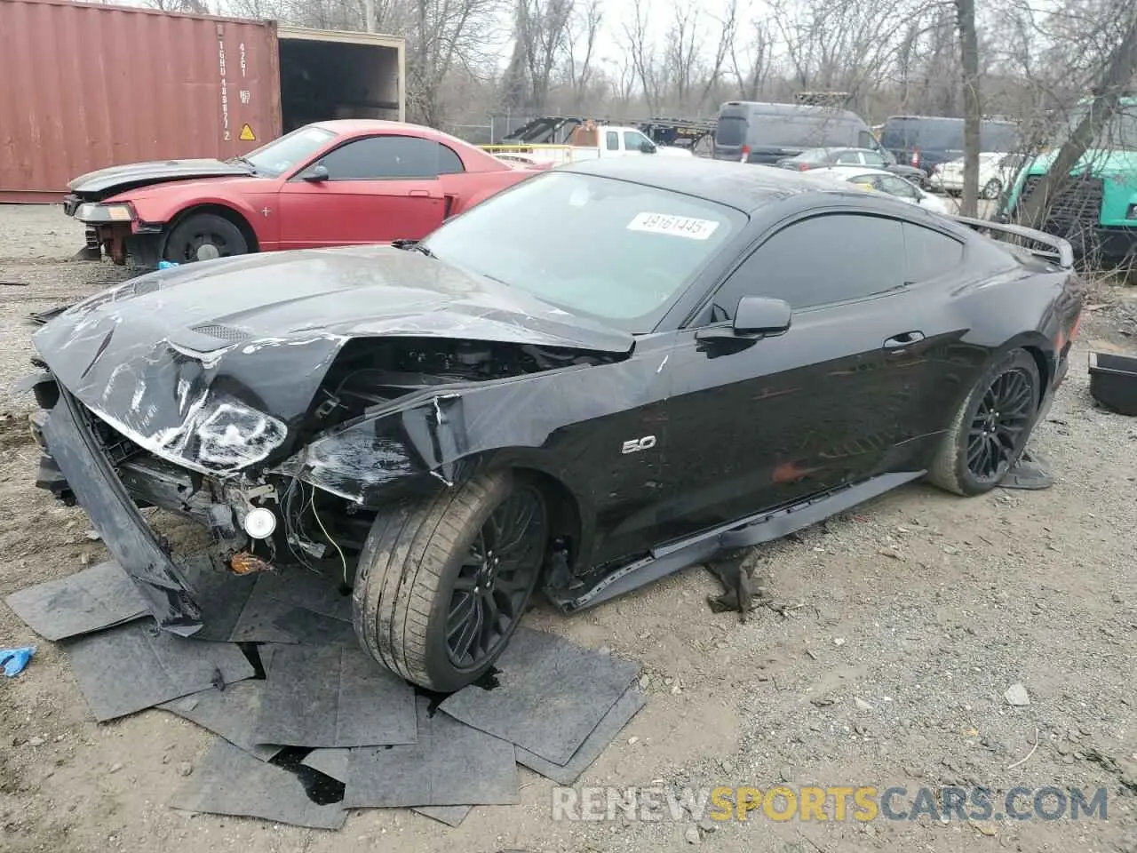 1 Photograph of a damaged car 1FA6P8CF7K5200700 FORD MUSTANG 2019