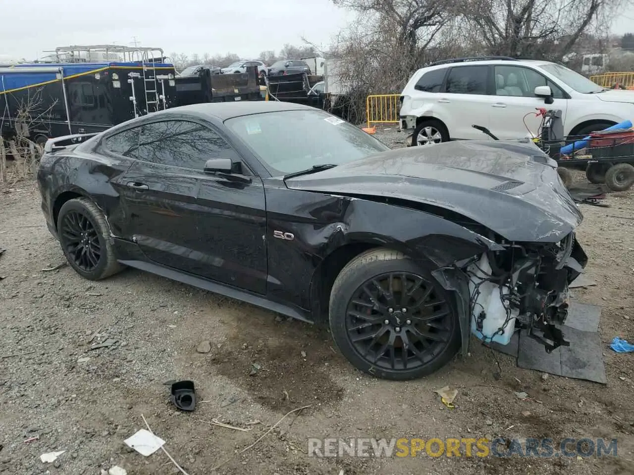 4 Photograph of a damaged car 1FA6P8CF7K5200700 FORD MUSTANG 2019