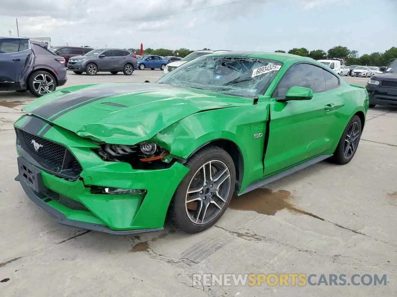 1 Photograph of a damaged car 1FA6P8CF7K5204777 FORD MUSTANG 2019