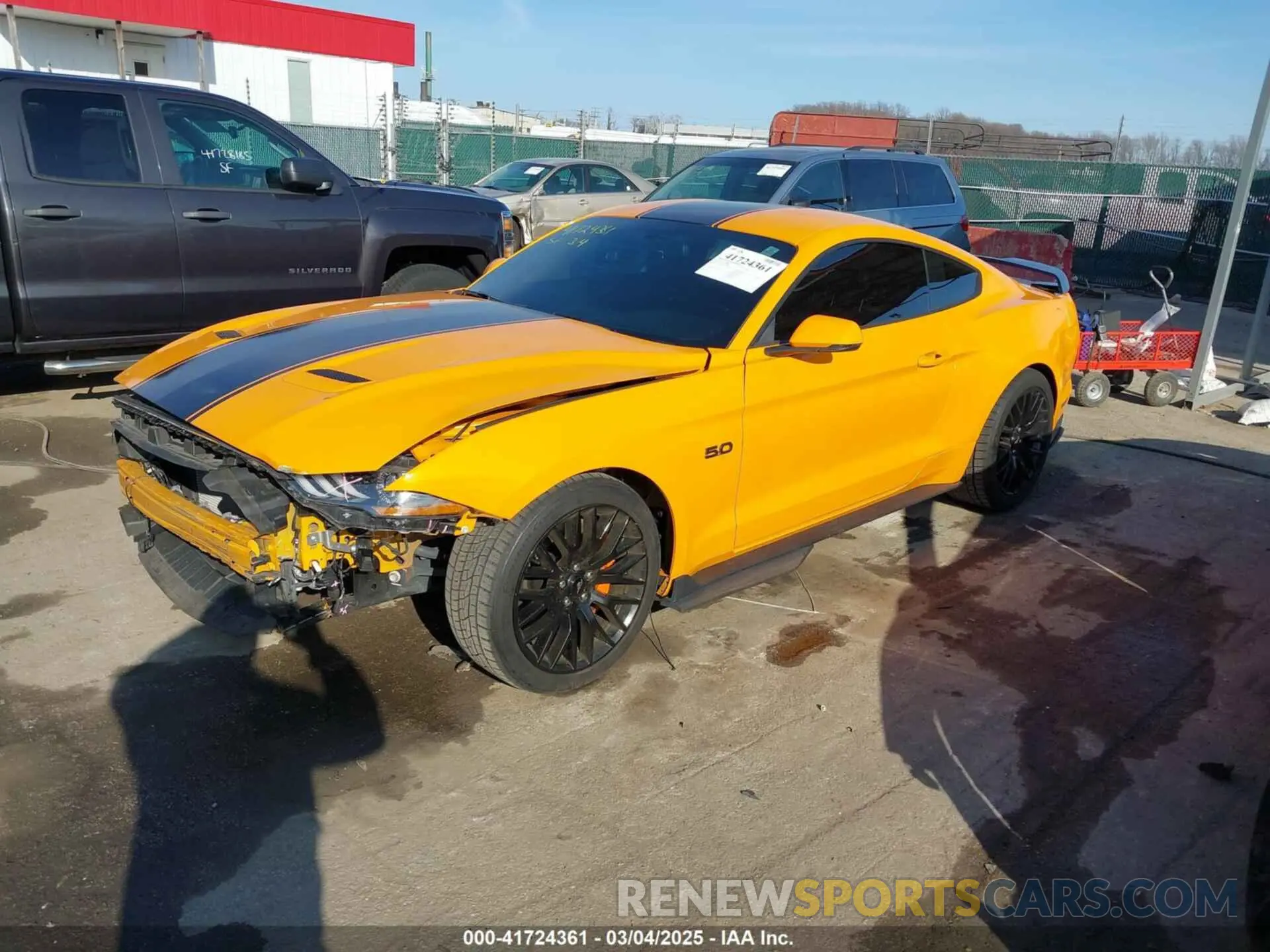 2 Photograph of a damaged car 1FA6P8CF8K5158005 FORD MUSTANG 2019