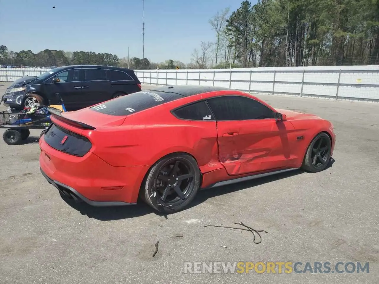 3 Photograph of a damaged car 1FA6P8CF8K5166539 FORD MUSTANG 2019