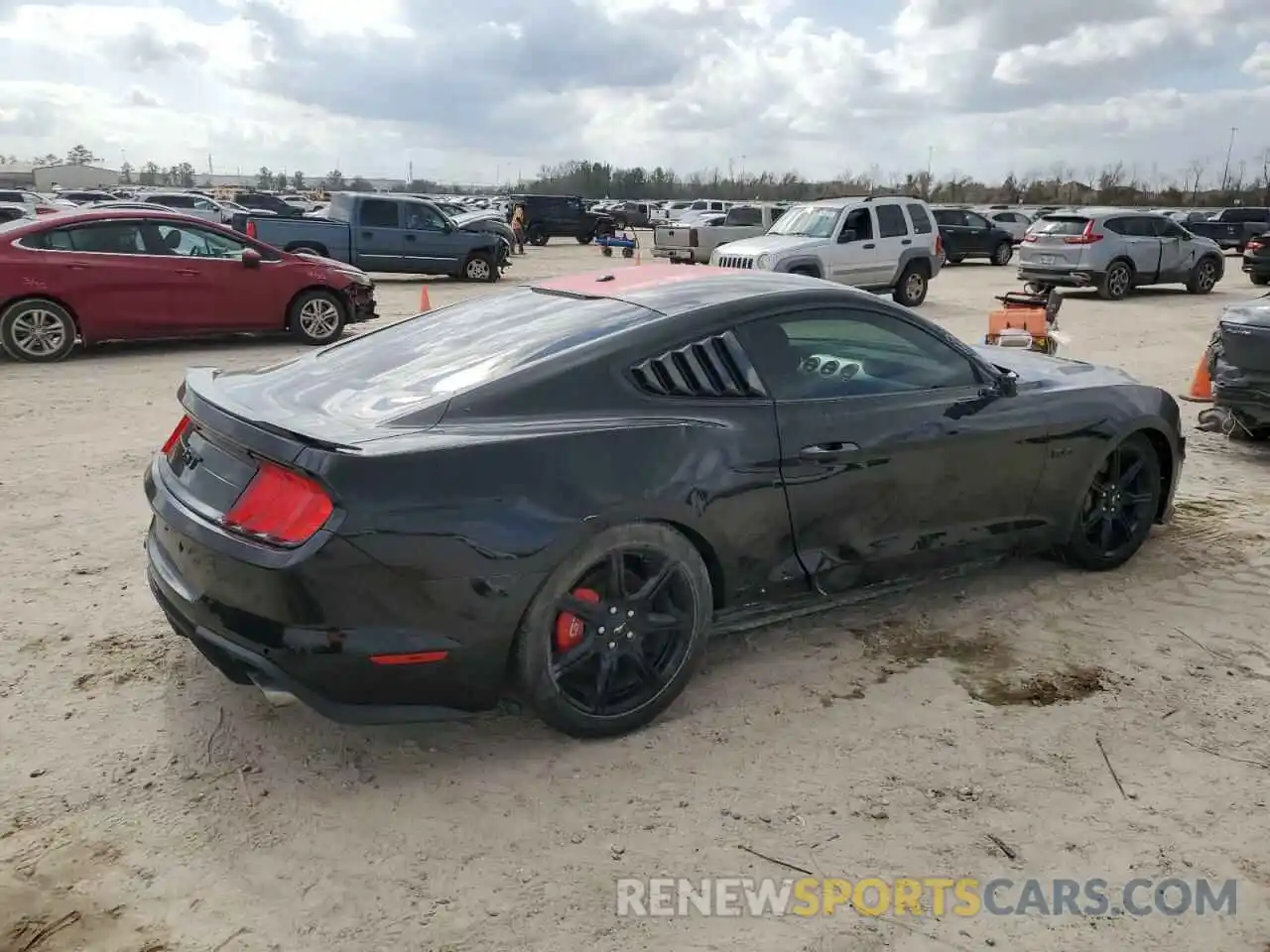 3 Photograph of a damaged car 1FA6P8CF8K5203413 FORD MUSTANG 2019