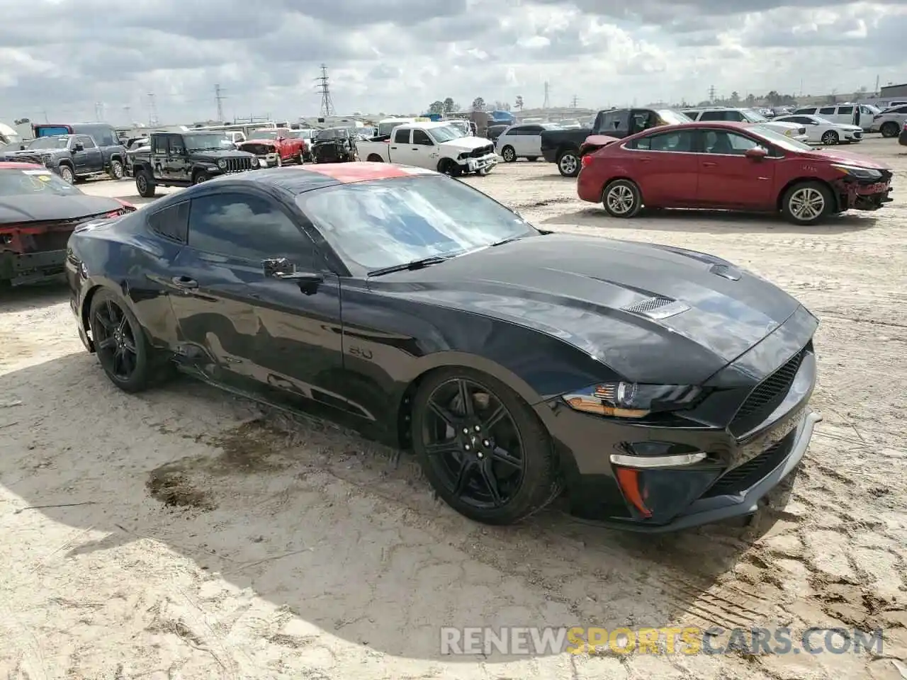 4 Photograph of a damaged car 1FA6P8CF8K5203413 FORD MUSTANG 2019