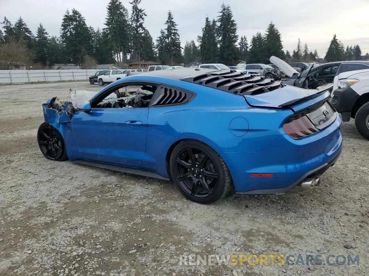 2 Photograph of a damaged car 1FA6P8CF8K5203637 FORD MUSTANG 2019