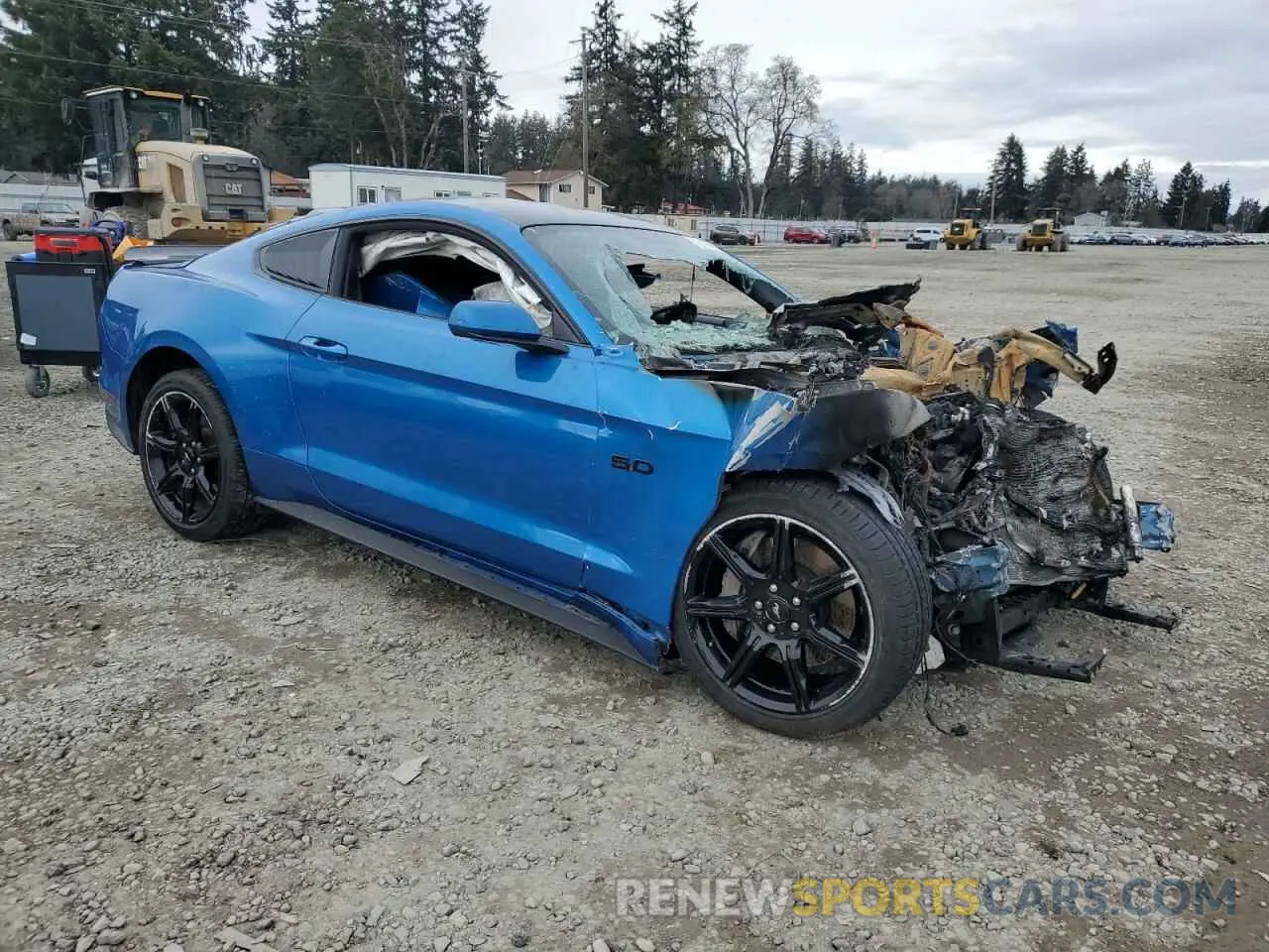 4 Photograph of a damaged car 1FA6P8CF8K5203637 FORD MUSTANG 2019