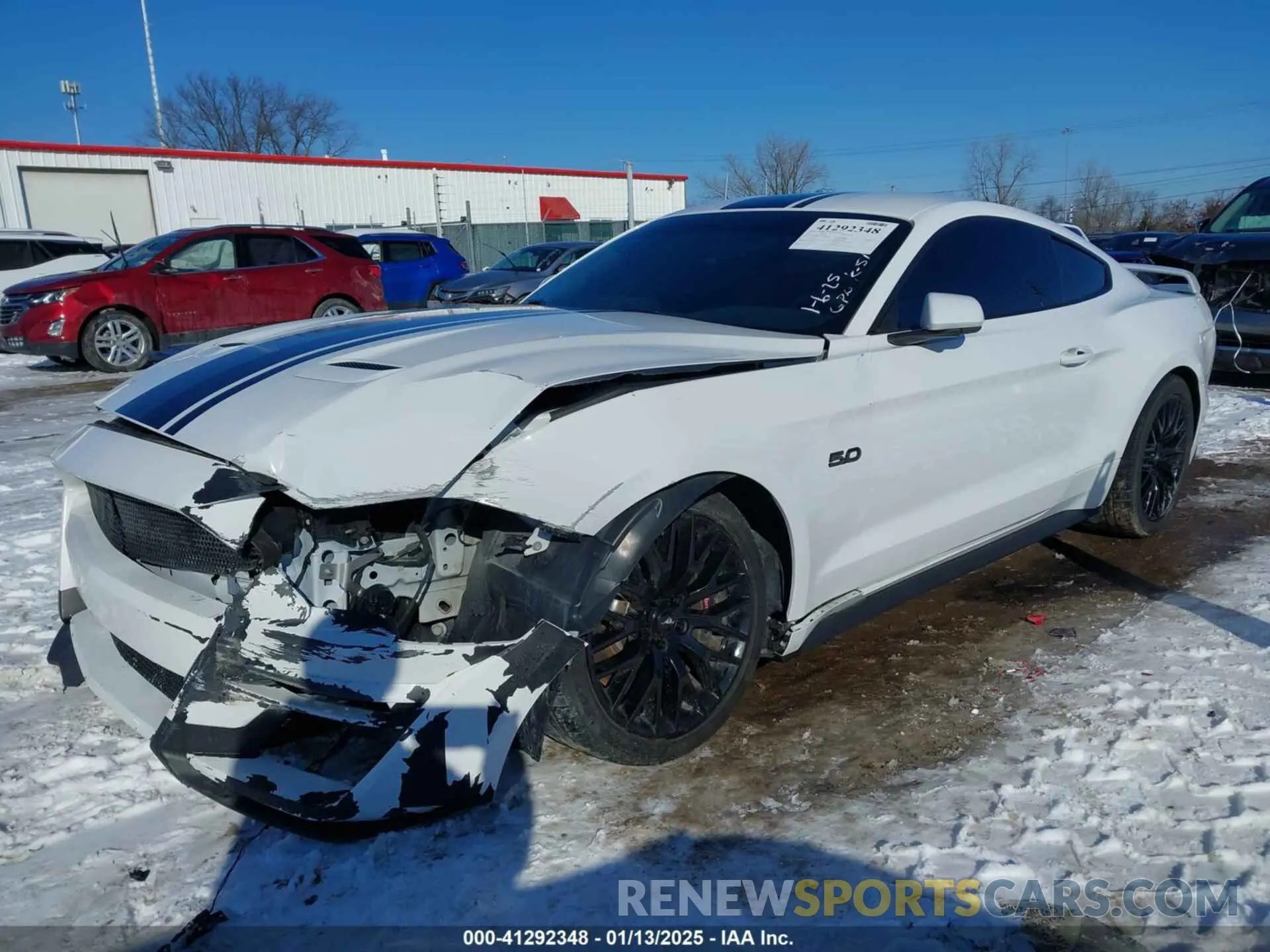 2 Photograph of a damaged car 1FA6P8CF9K5129953 FORD MUSTANG 2019