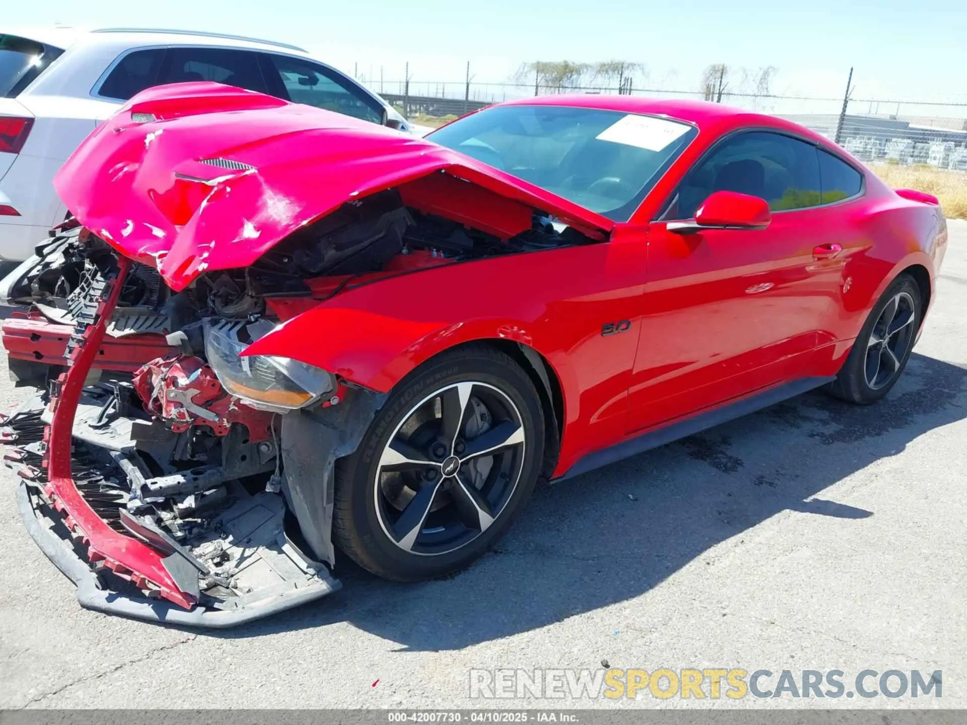 2 Photograph of a damaged car 1FA6P8CF9K5143836 FORD MUSTANG 2019