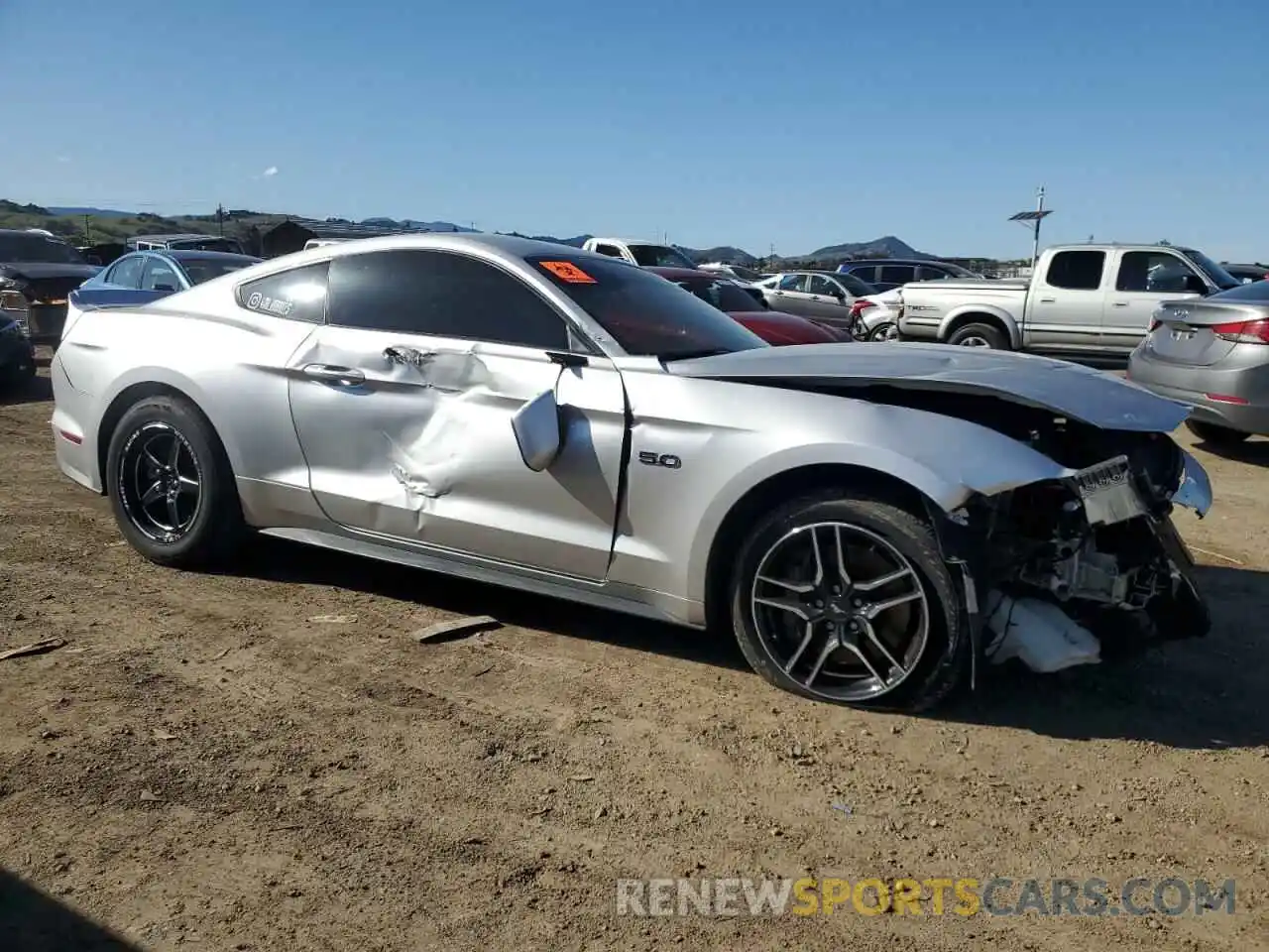 4 Photograph of a damaged car 1FA6P8CF9K5153234 FORD MUSTANG 2019