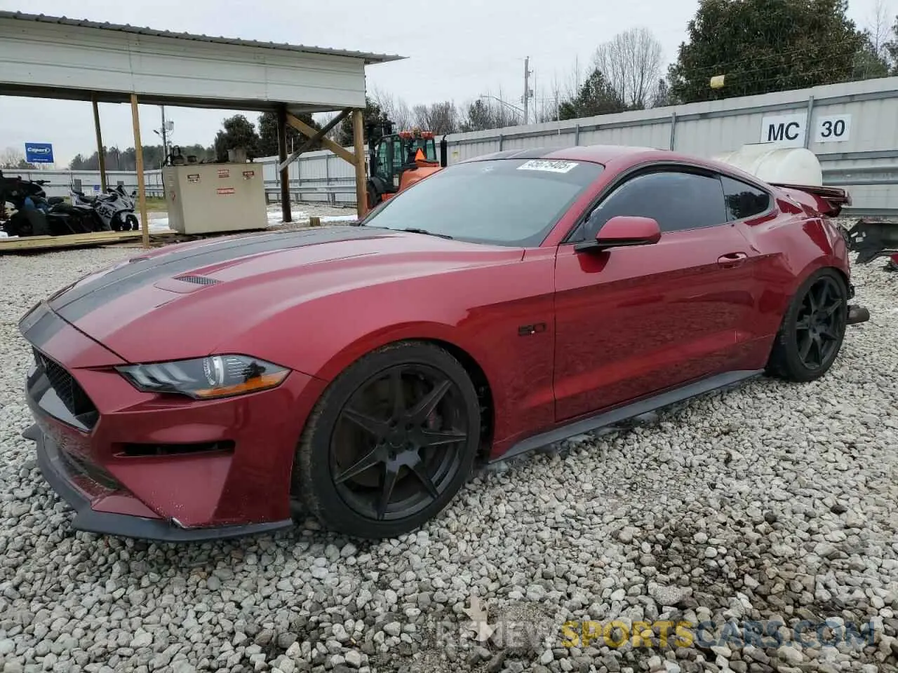 1 Photograph of a damaged car 1FA6P8CFXK5122283 FORD MUSTANG 2019