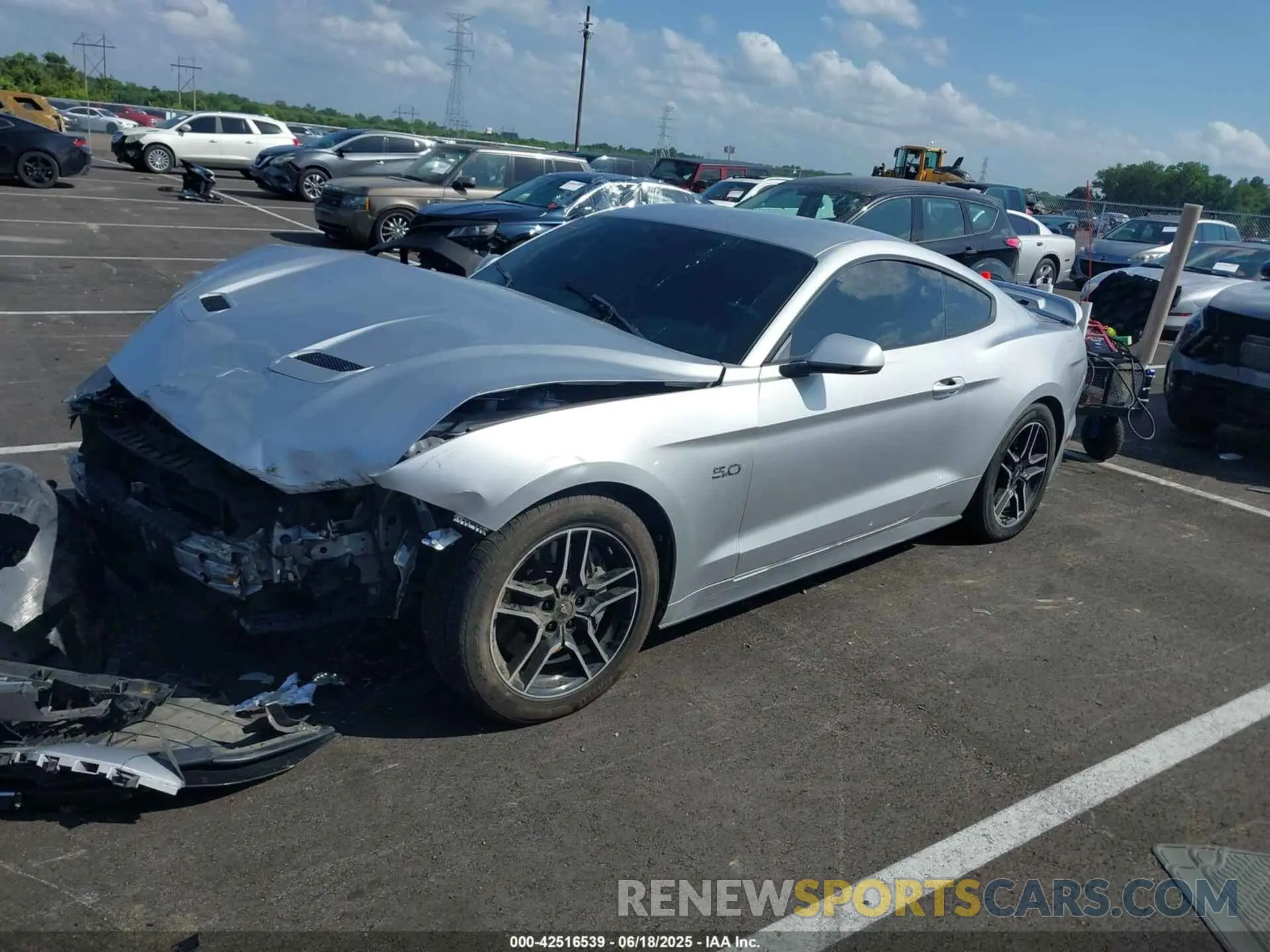2 Photograph of a damaged car 1FA6P8CFXK5151458 FORD MUSTANG 2019