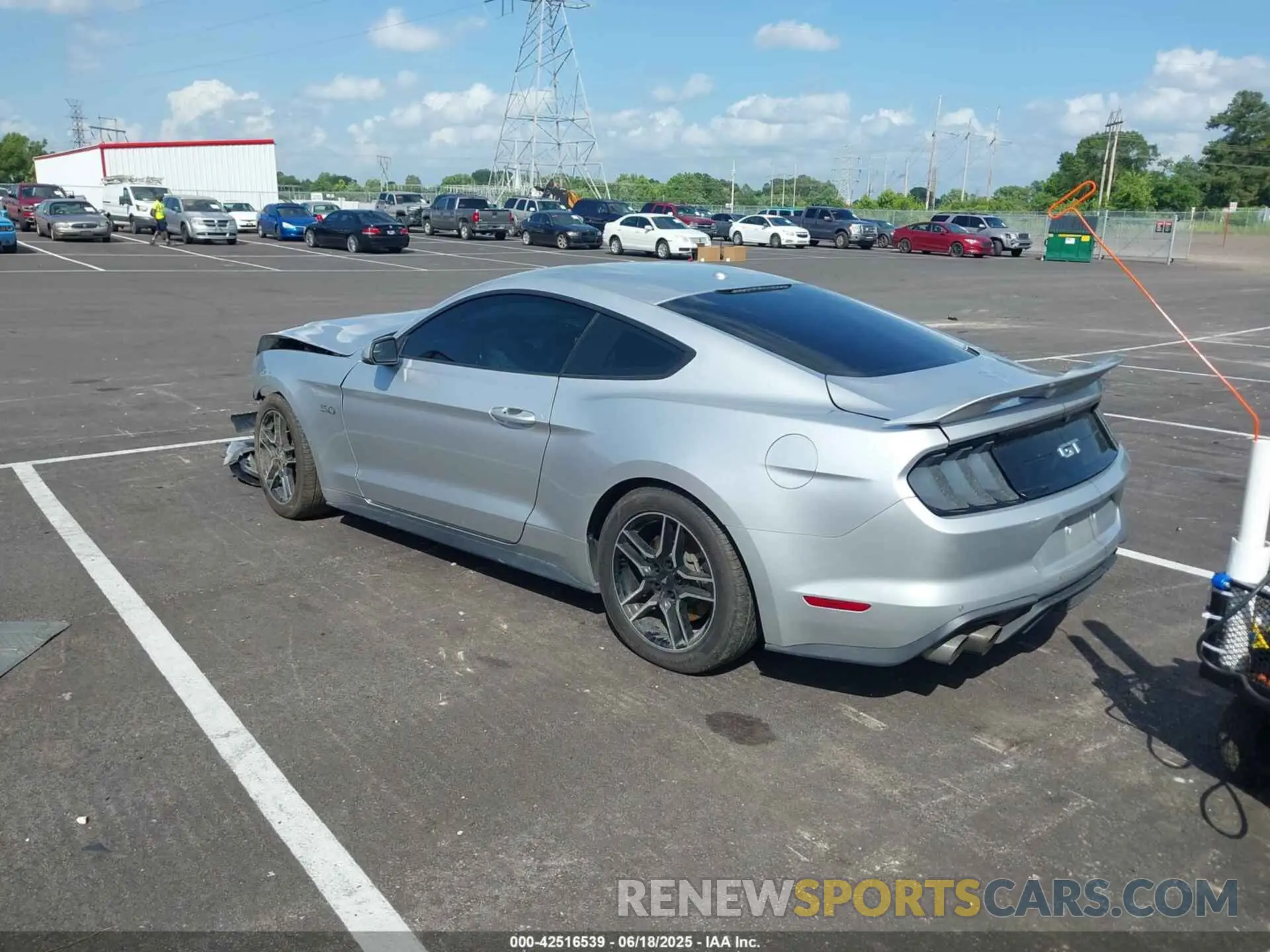 3 Photograph of a damaged car 1FA6P8CFXK5151458 FORD MUSTANG 2019