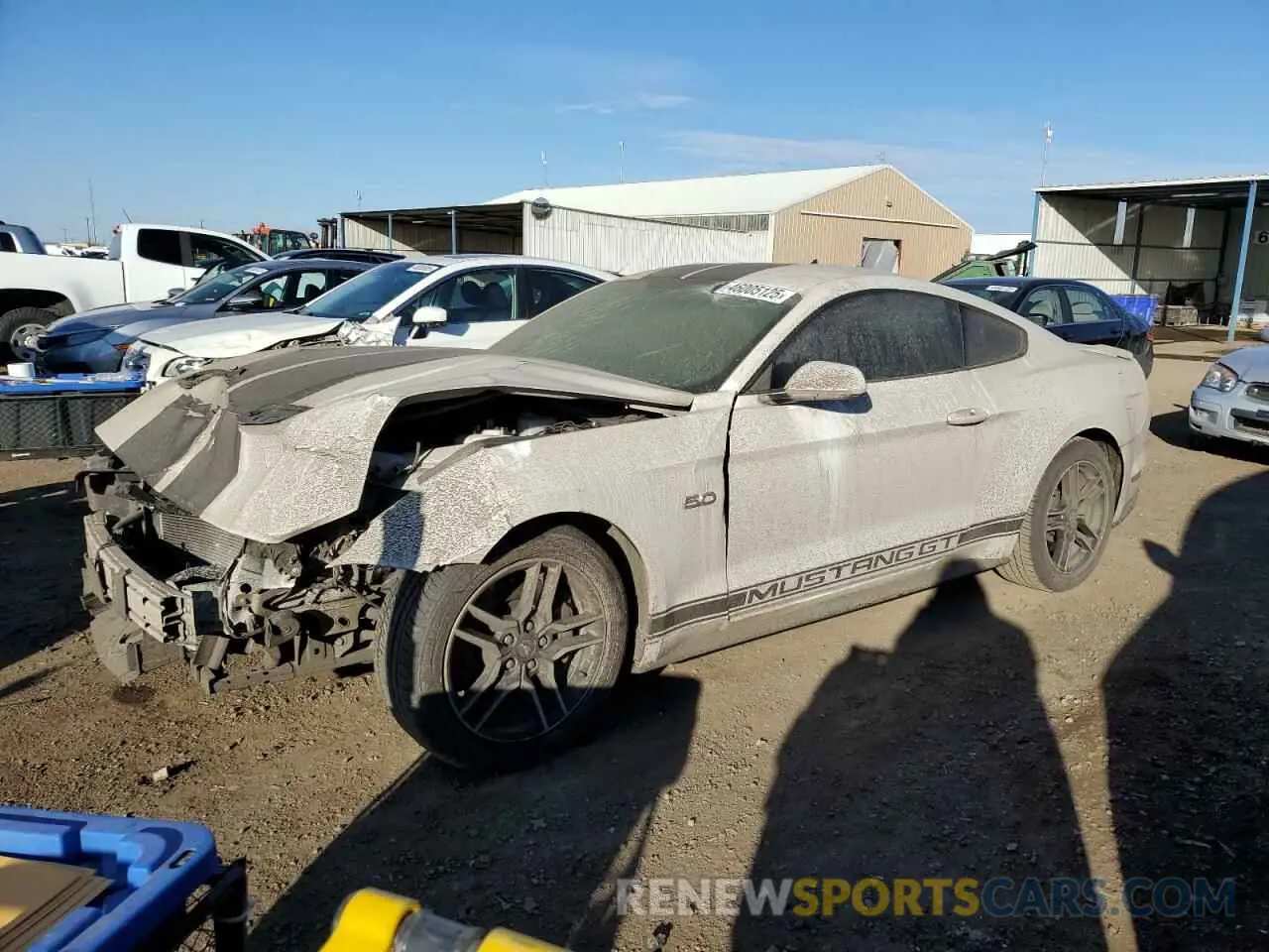 1 Photograph of a damaged car 1FA6P8CFXK5197548 FORD MUSTANG 2019