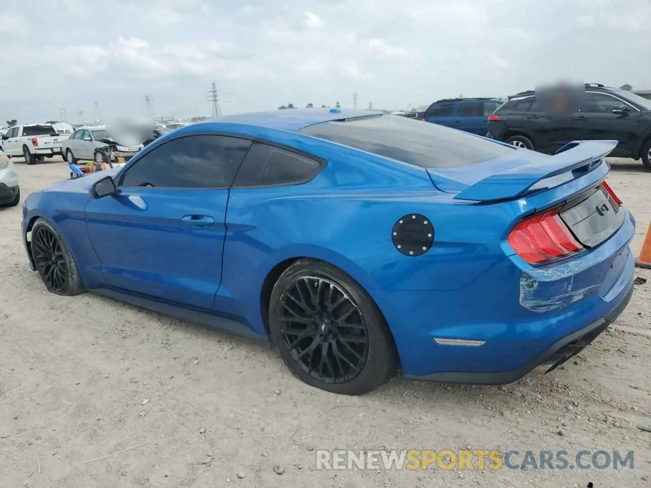 2 Photograph of a damaged car 1FA6P8CFXK5203221 FORD MUSTANG 2019