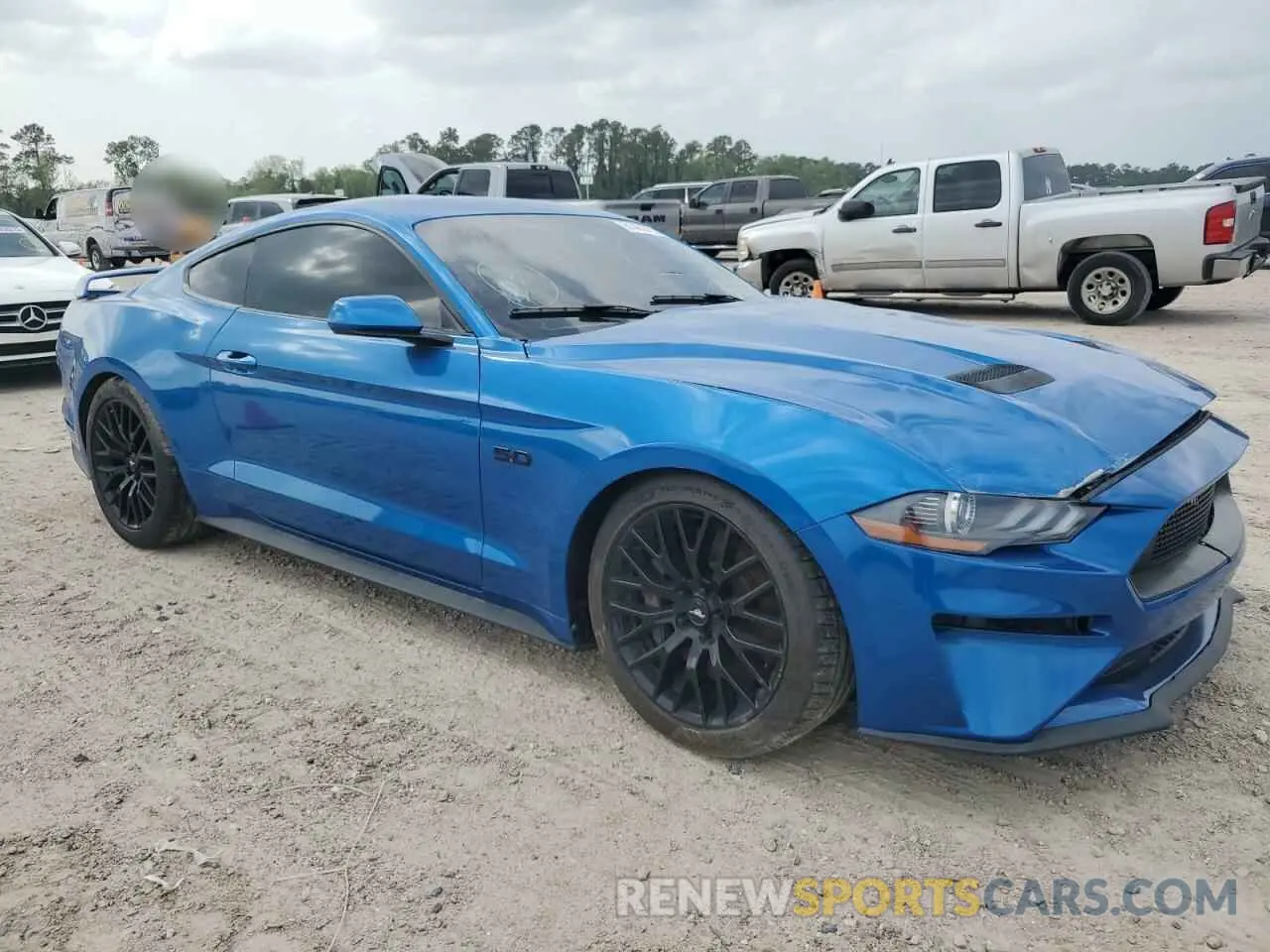 4 Photograph of a damaged car 1FA6P8CFXK5203221 FORD MUSTANG 2019