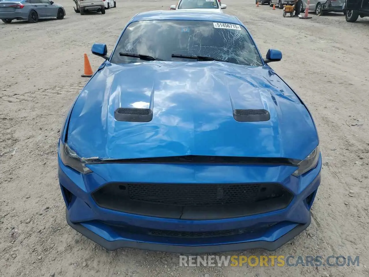 5 Photograph of a damaged car 1FA6P8CFXK5203221 FORD MUSTANG 2019
