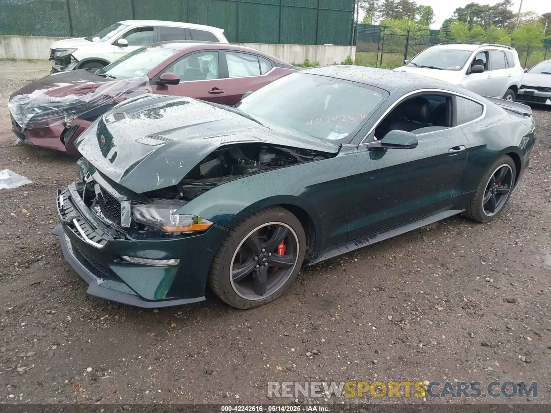 2 Photograph of a damaged car 1FA6P8K02K5500707 FORD MUSTANG 2019