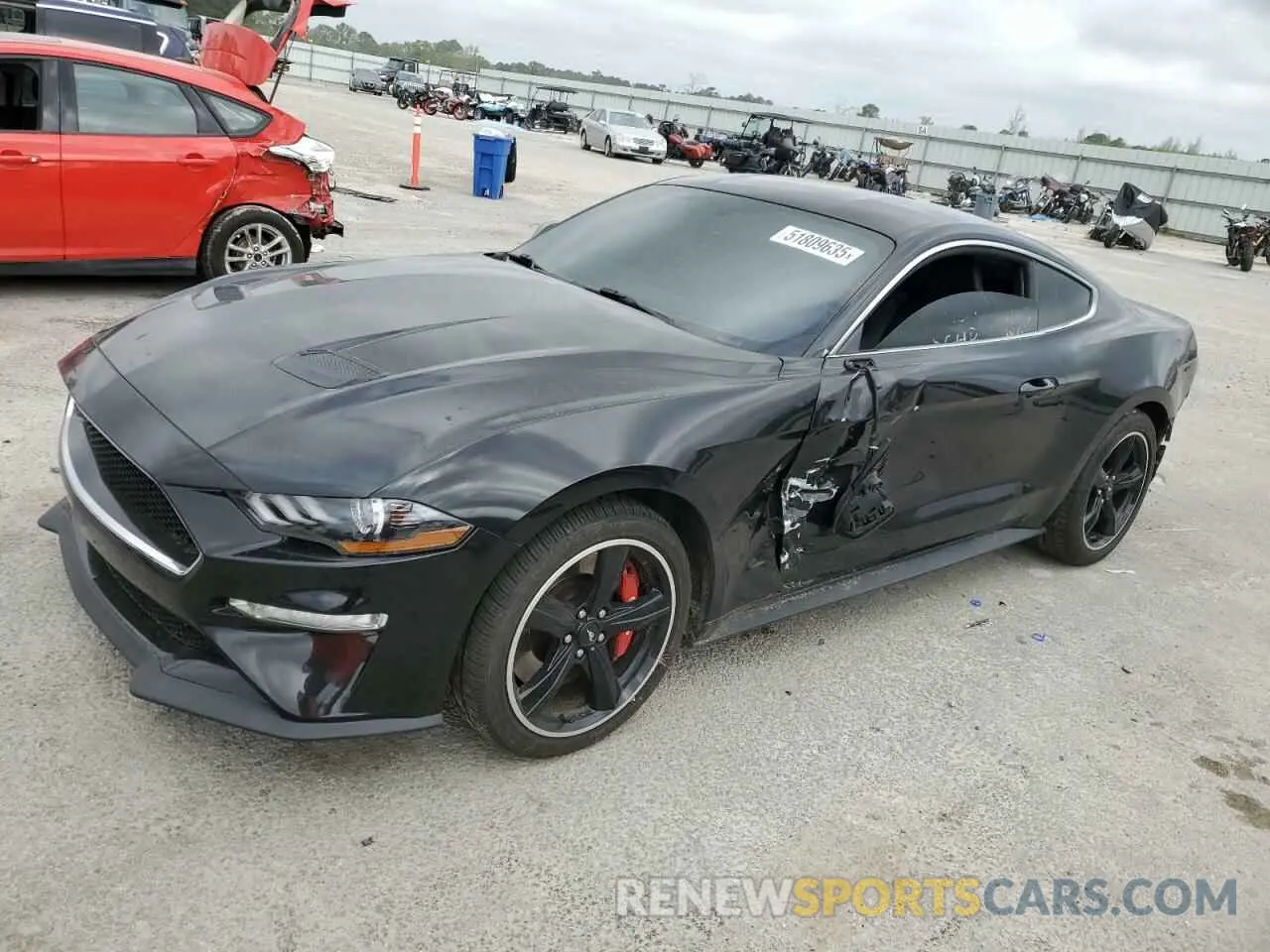 1 Photograph of a damaged car 1FA6P8K09K5502728 FORD MUSTANG 2019