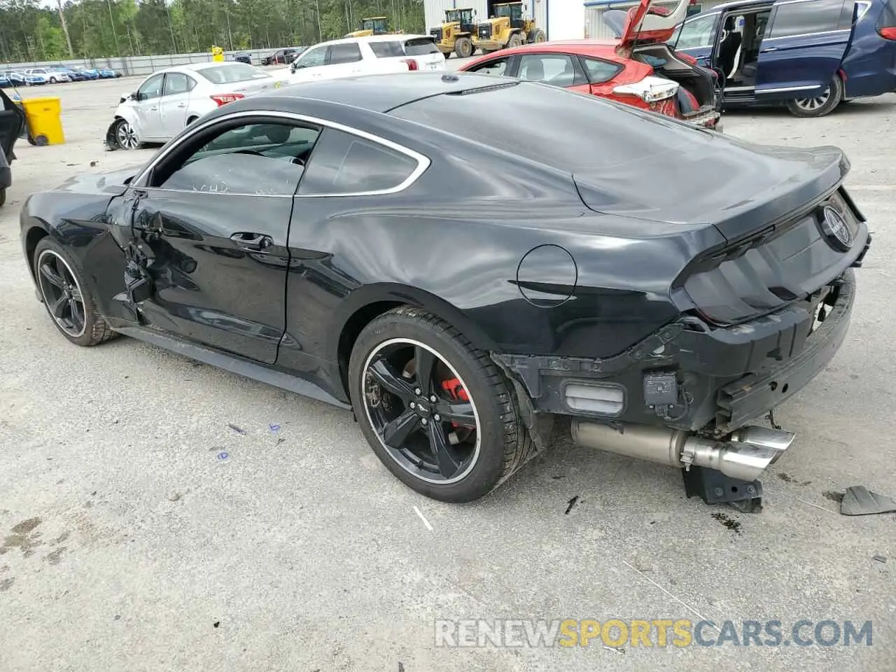 2 Photograph of a damaged car 1FA6P8K09K5502728 FORD MUSTANG 2019