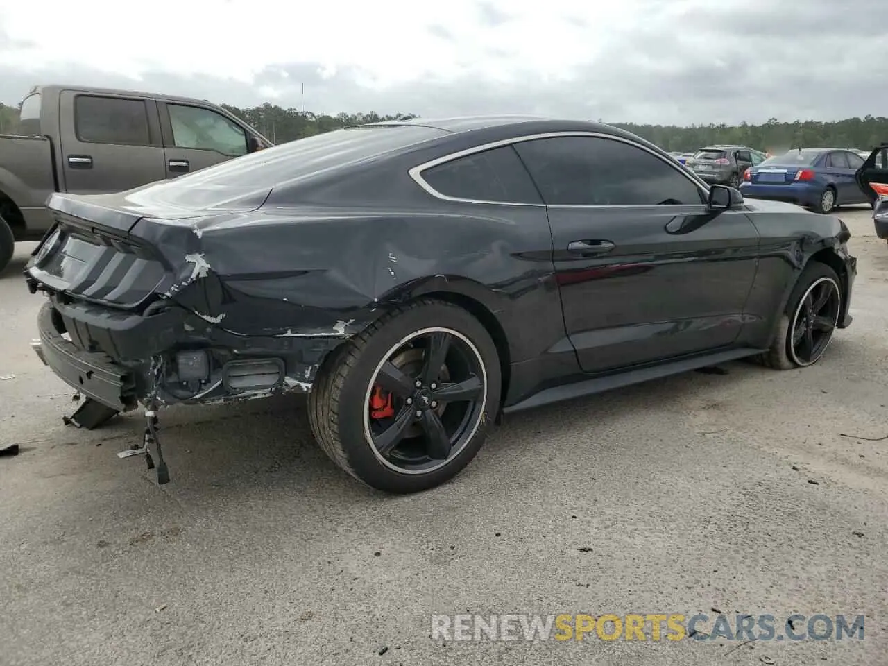 3 Photograph of a damaged car 1FA6P8K09K5502728 FORD MUSTANG 2019