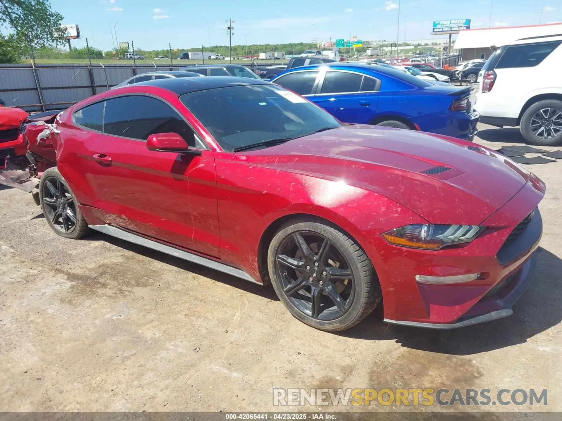 1 Photograph of a damaged car 1FA6P8TH0K5161224 FORD MUSTANG 2019