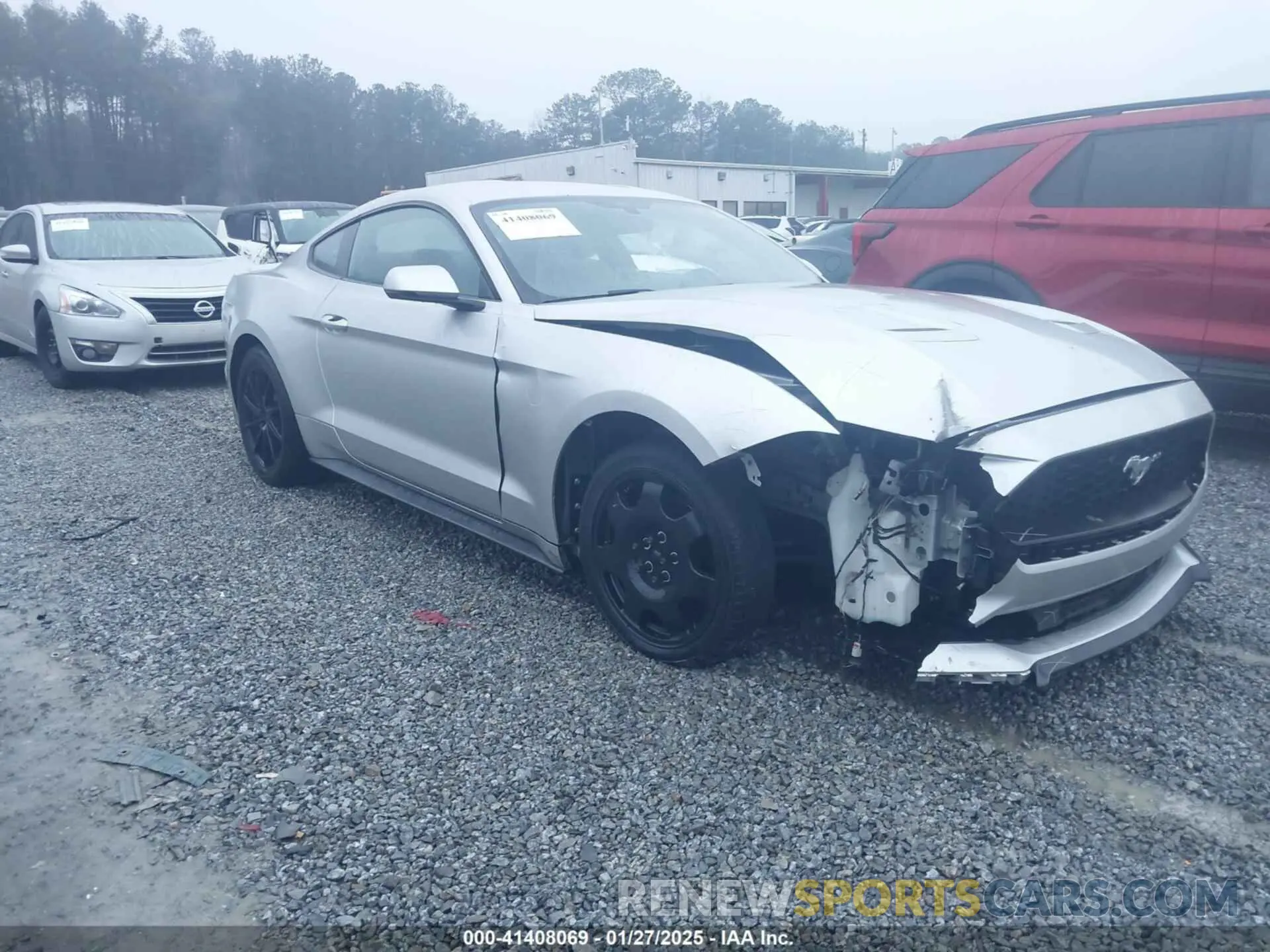 1 Photograph of a damaged car 1FA6P8TH0K5172045 FORD MUSTANG 2019