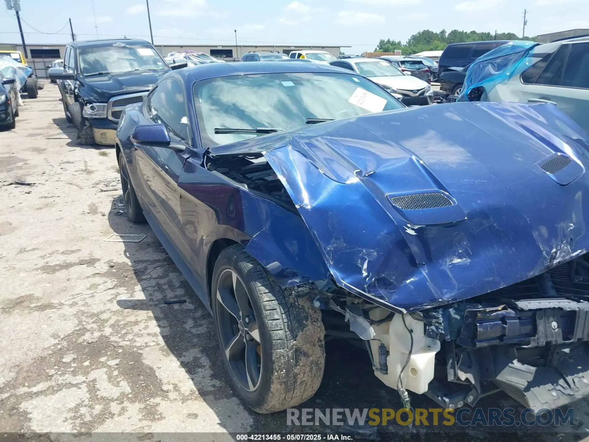 1 Photograph of a damaged car 1FA6P8TH0K5174930 FORD MUSTANG 2019